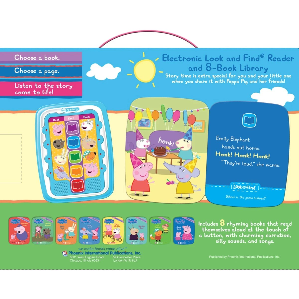 10 8 Pack Peppa Pig Electronic Look and Find Reader and Book Library, 10 of 10