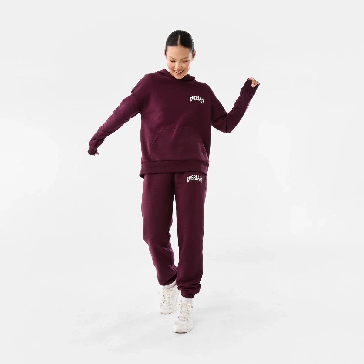 2 Everlast Womens Collegiate Sweatpants EVERLAST VARSITY CHERRY, 2 of 6