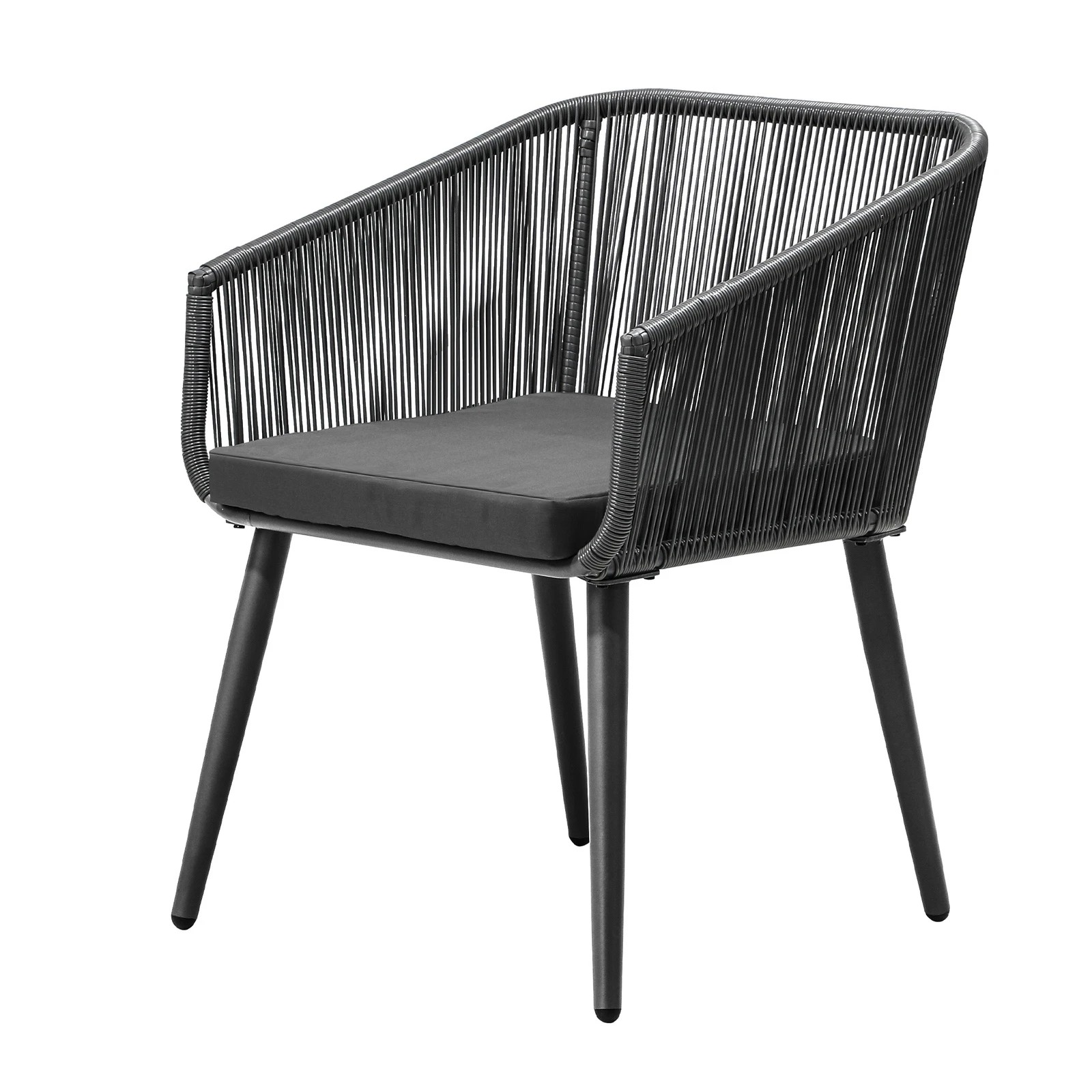 8 Livsip 3pcs Outdoor Dining Setting Marble-style Table Patio Furniture Bistro Set - Multi, 8 of 9