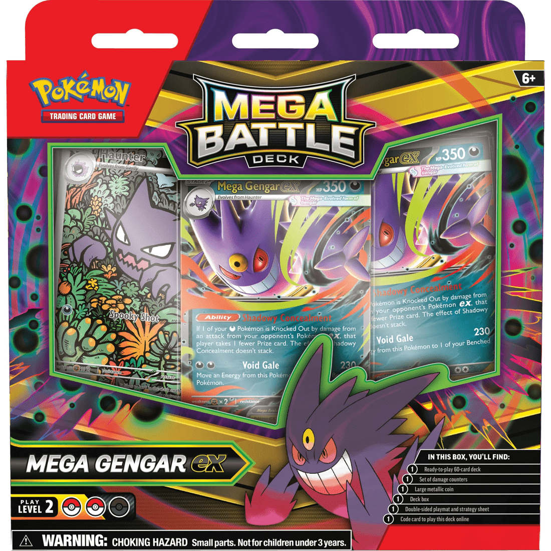 5 Pokemon Trading Card Game: Mega Battle Deck Mega Gengar Ex & Mega Diancie Ex - Assorted, 5 of 7