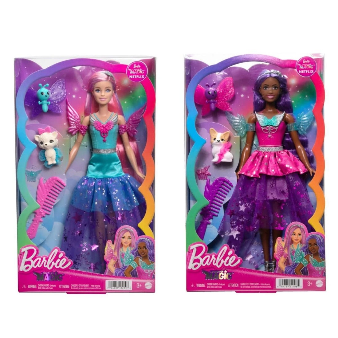 1 Barbie A Touch of Magic Doll with Fairytale Dress - Assorted, 1 of 9