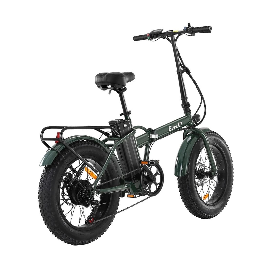 2 Everfit 20 Inch Folding Electric Bike Urban City Bicycle eBike Rechargeable - Green, 2 of 5