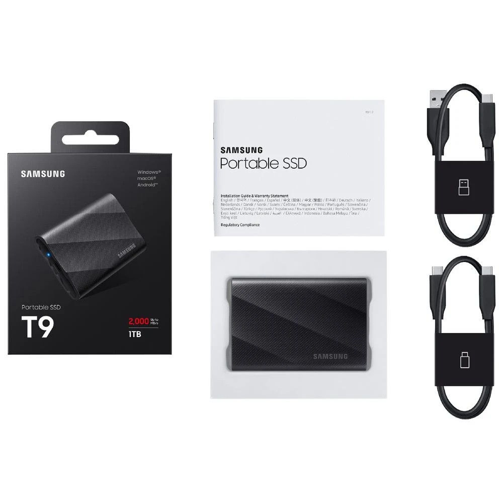 7 Samsung 1TB T9 Portable SSD Black, 7 of 7