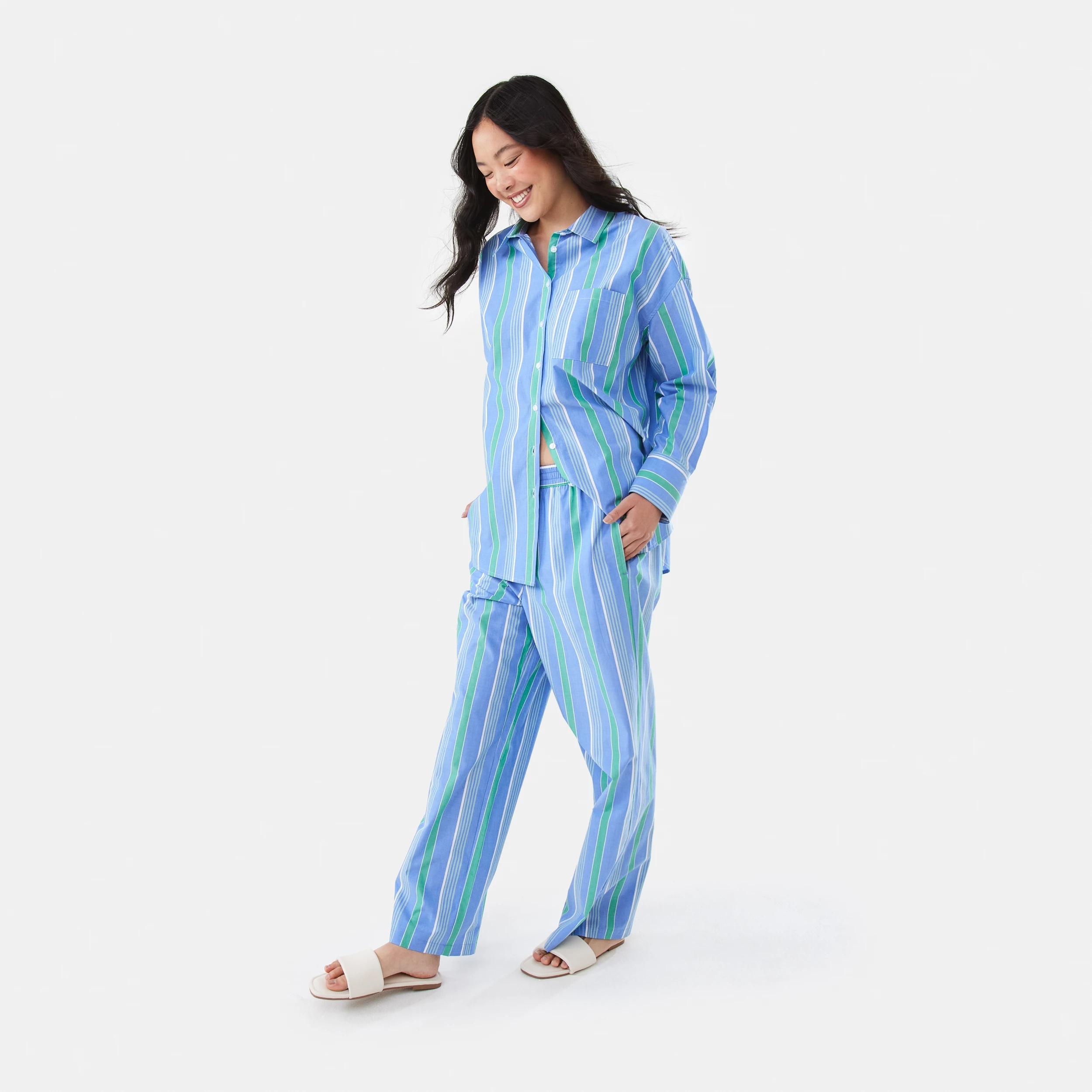 3 Poplin Pants POP STRIPE BLUE MARINE, 3 of 9