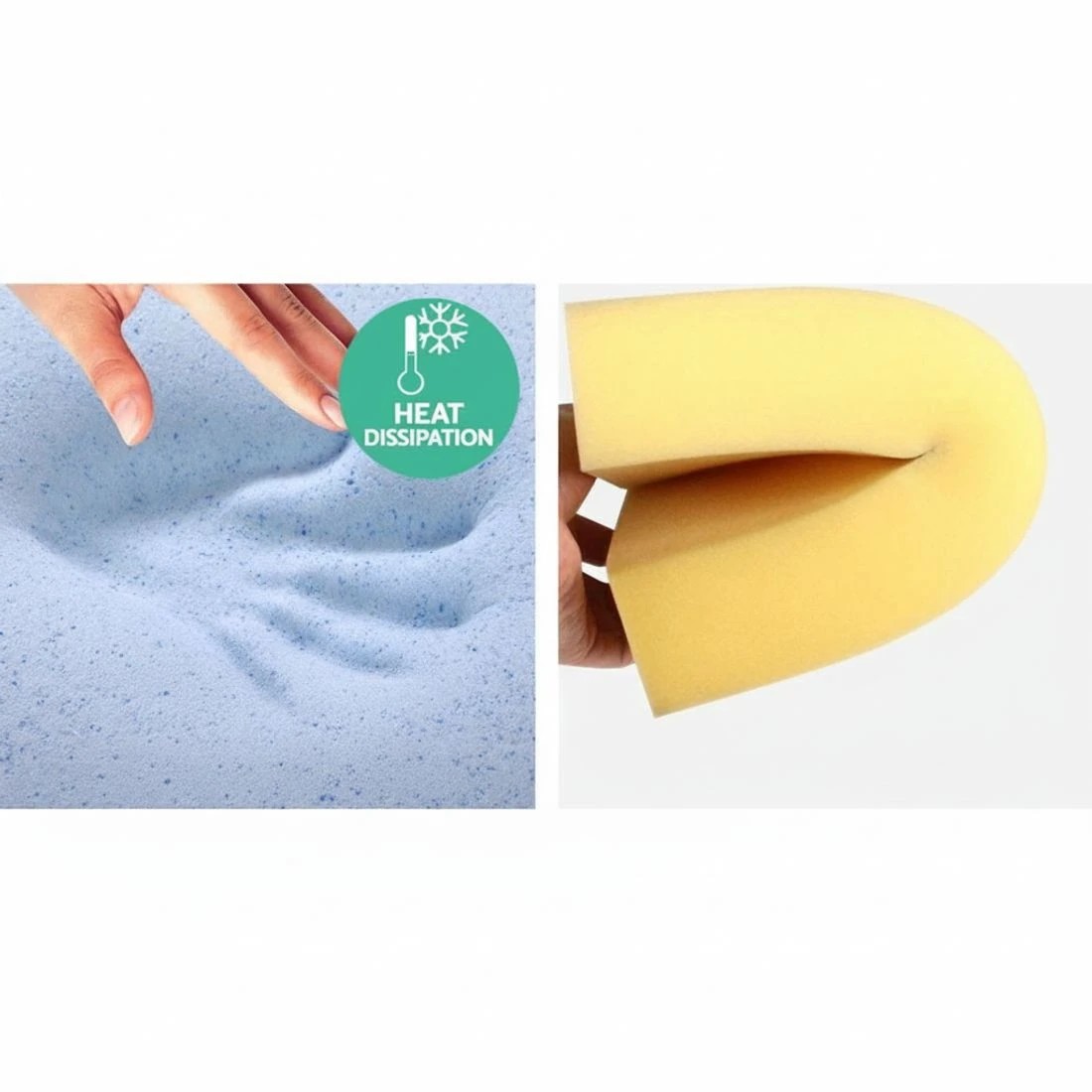 6 Giselle Bedding Wedge Pillow Durable Space Saving Modern Decor Easy Assembly Sturdy Versatile Easy Clean - White, 6 of 7