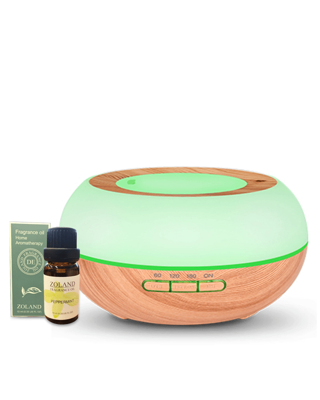 TODO 300Ml Humidifier Aromatherapy Diffuser Ultrasonic 7 Colour Led + Essential Oil - W