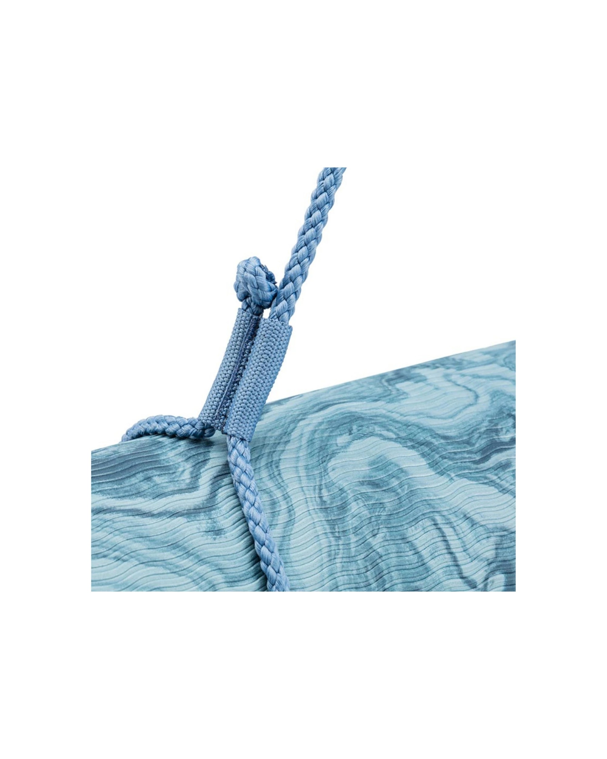 4 Adidas Premium 5mm Camo Yoga Mat Non-Slip Lightweight TPE With Carry String - Blue, 4 of 5