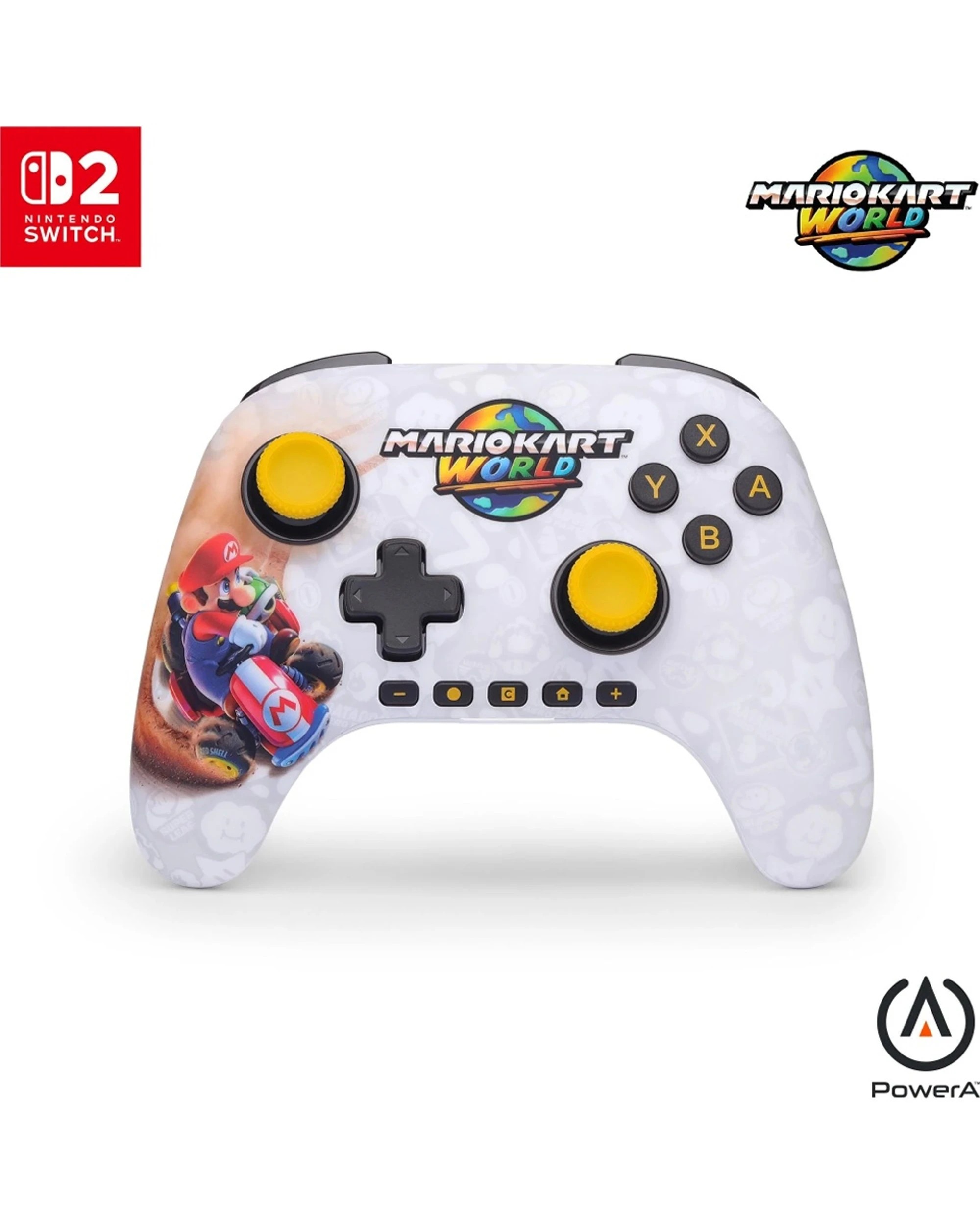 2 PowerA Nintendo Switch 2 Advantage Bluetooth Wireless Gaming Controller Mario Kart - Multi, 2 of 7