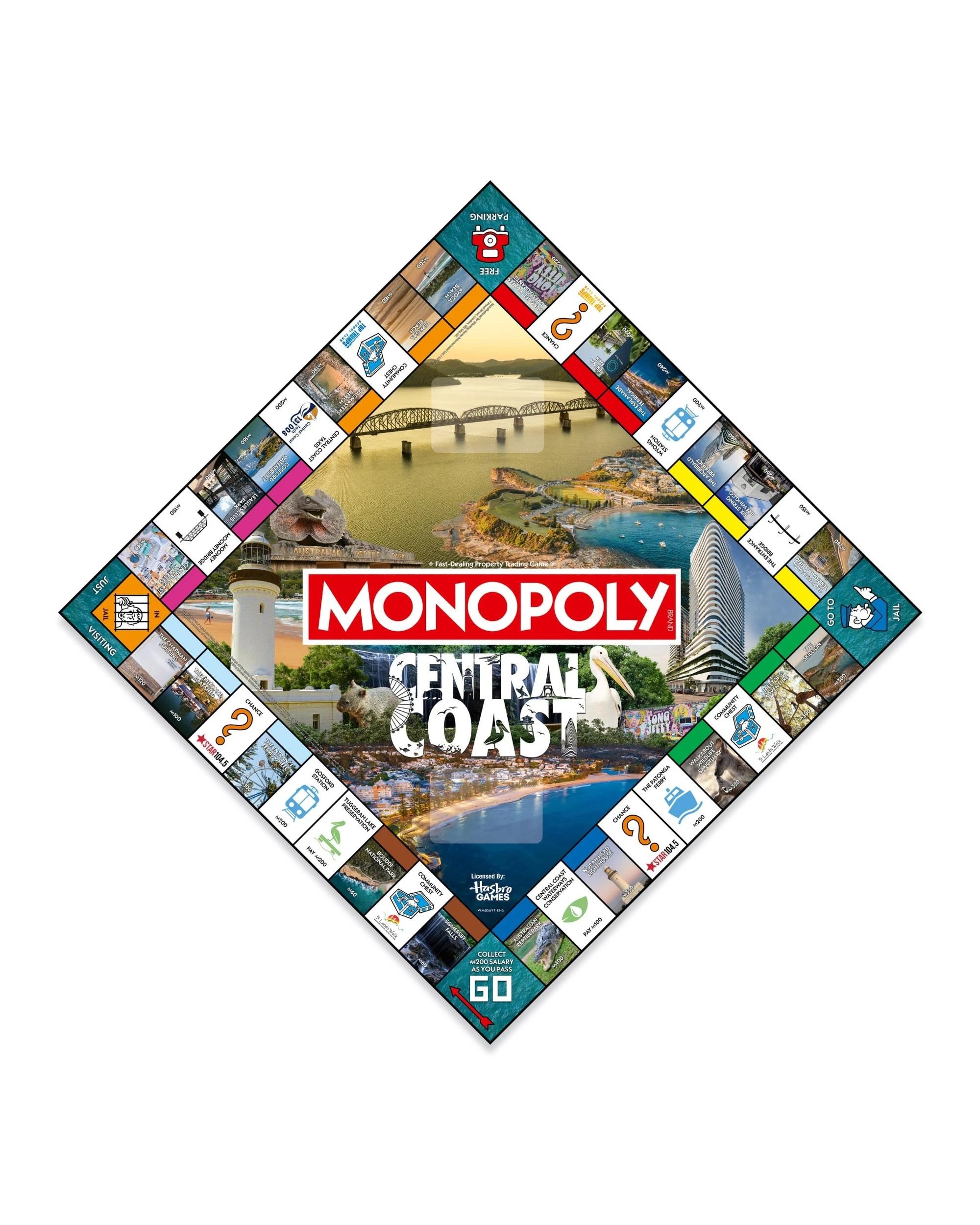 3 Monopoly Central Coast Edition Board Game, 3 of 9
