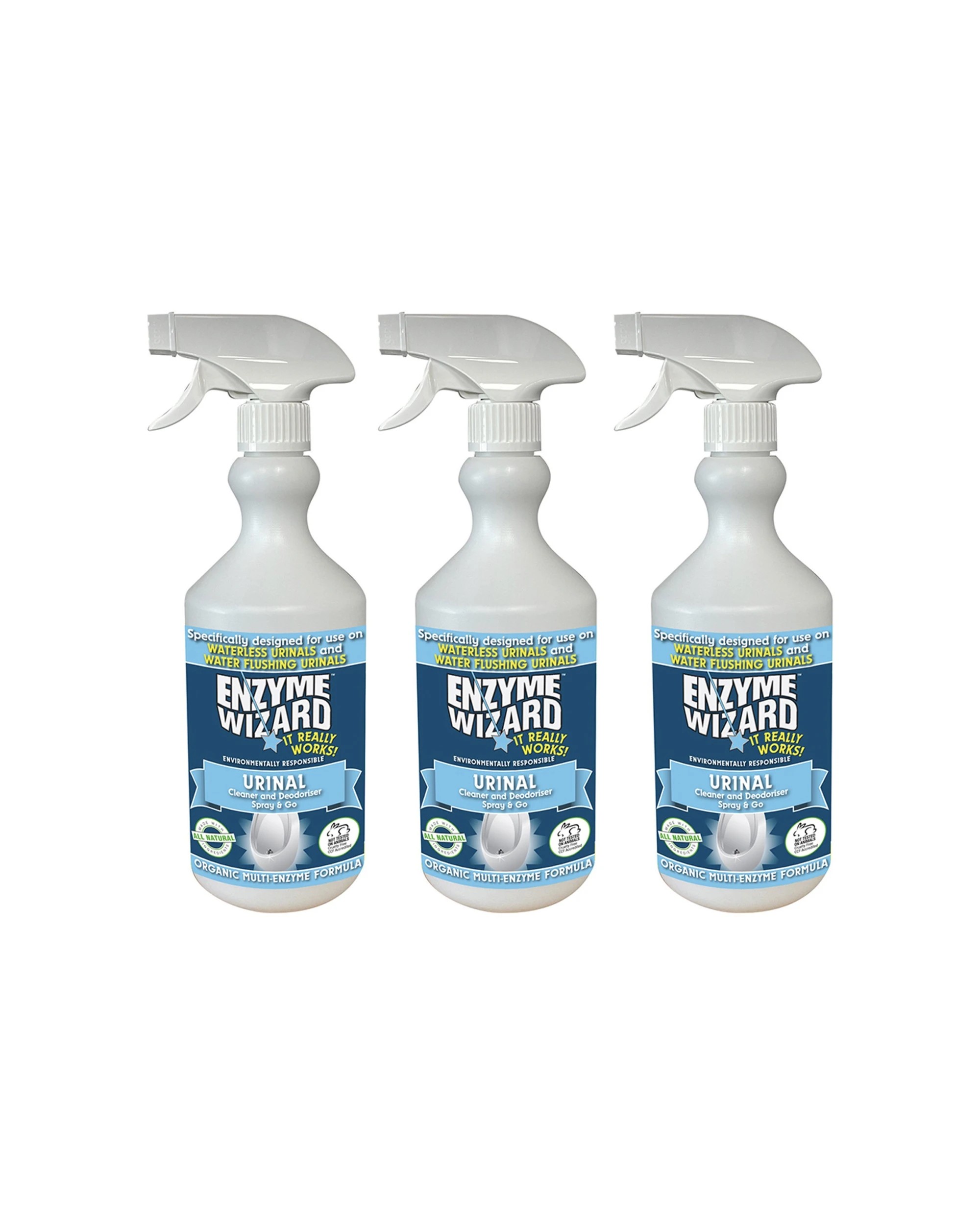 1 Enzyme Wizard Urinal Cleaner 750ml Spray 3PK Bathroom Cleaner - Multi, 1 of 1