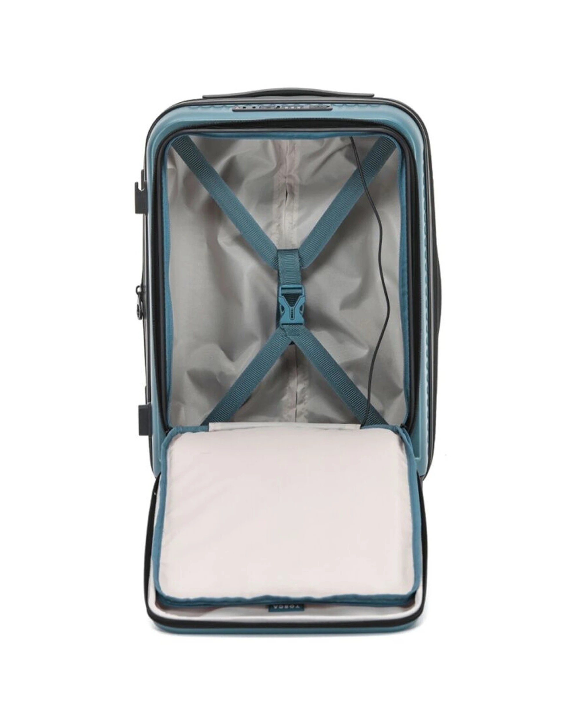 4 Tosca 3Pc Zen Travel Suitcases/Luggage Set With Wheels & Combination Lock - Grey, 4 of 7