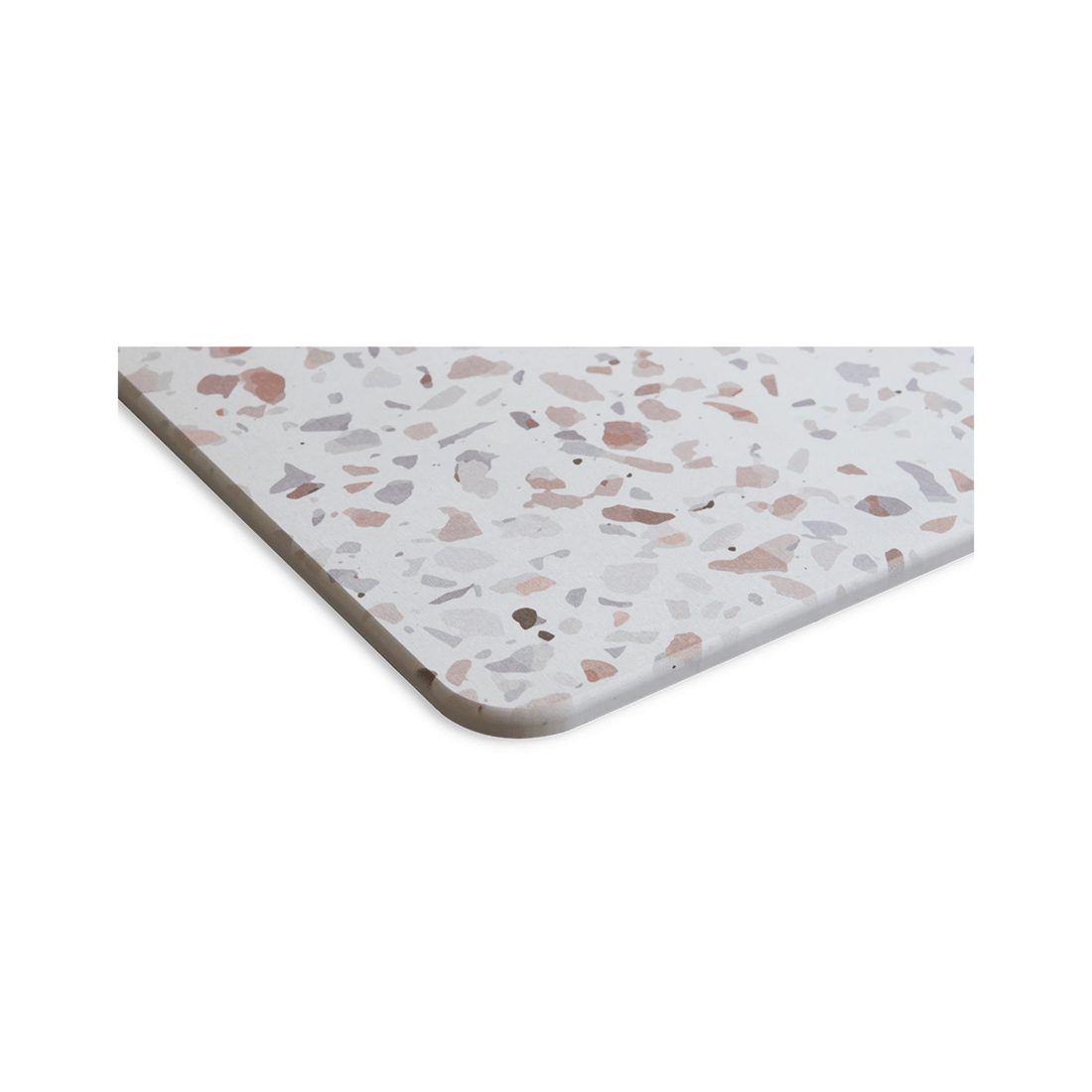 2 Algodon Moisture Wicking Terrazzo Bath Mat 60x39cm Water Absorbing Stone Mat
 - White, 2 of 3
