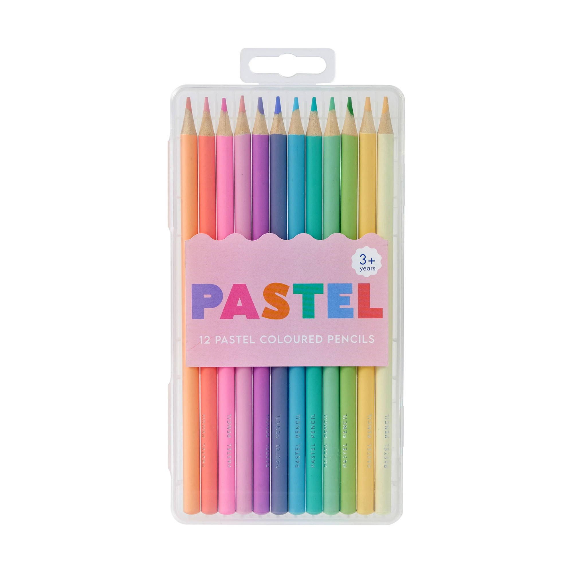 1 12 Pack Pastel Coloured Pencils, 1 of 5