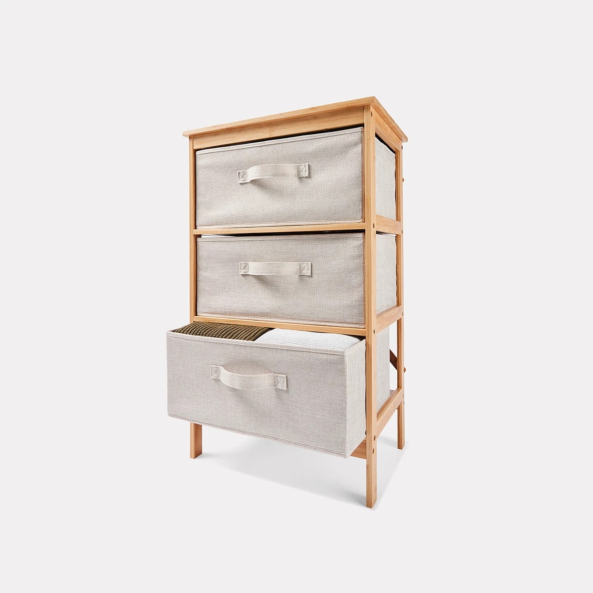 2 3 Drawer Bamboo Chest, 2 of 9