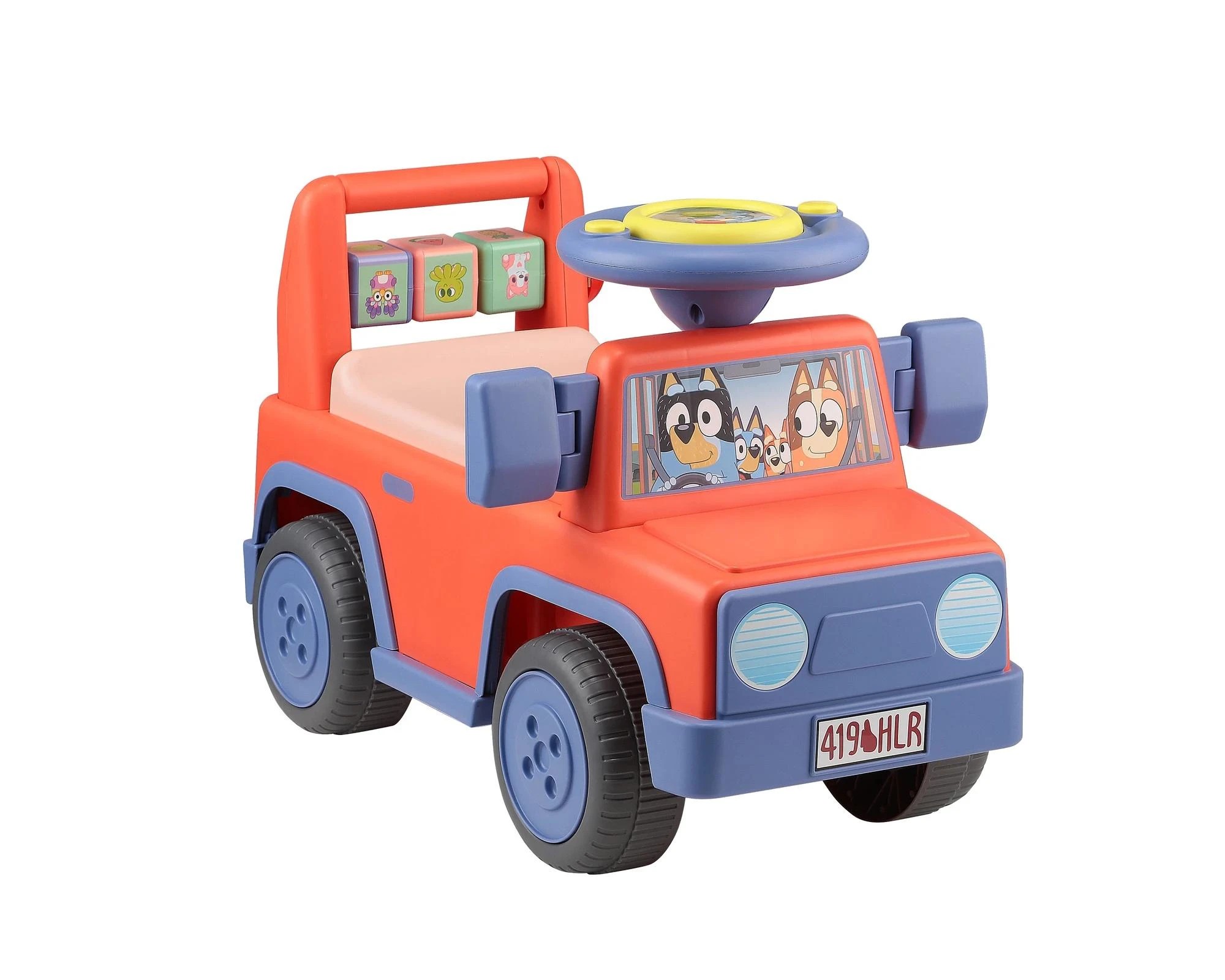 8 Bluey Foot-to-Floor Ride-On Toy - Red, 8 of 9