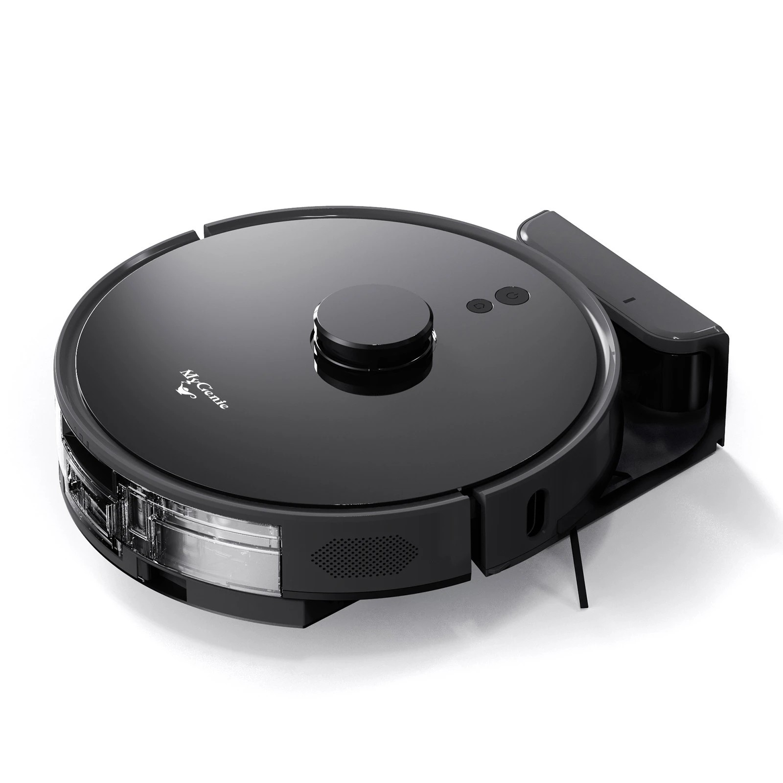 1 MyGenie Laser Sonic AI Robotic Vacuum and Mop - Black, 1 of 4