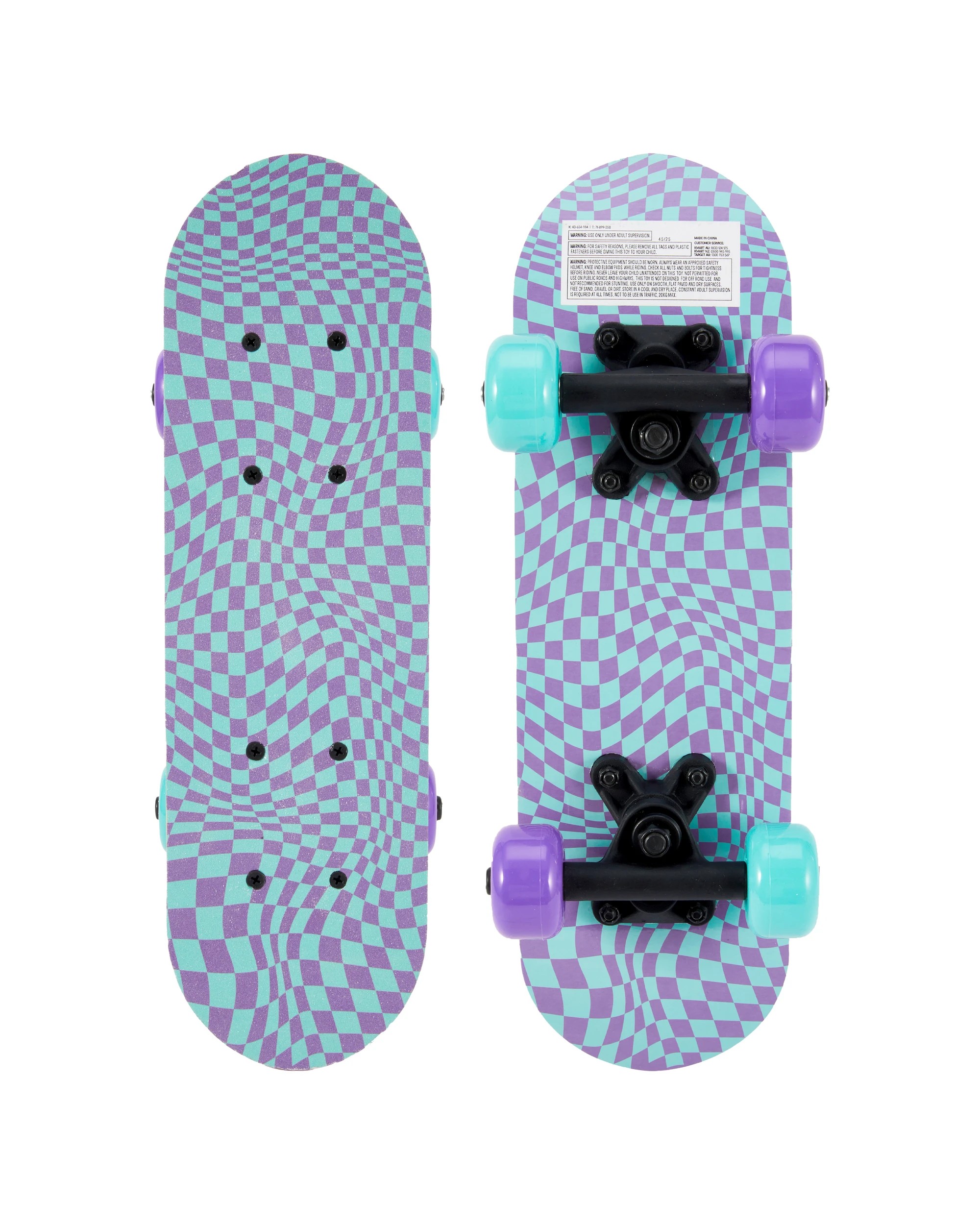 1 Mini Skateboard - Checkered, 1 of 6