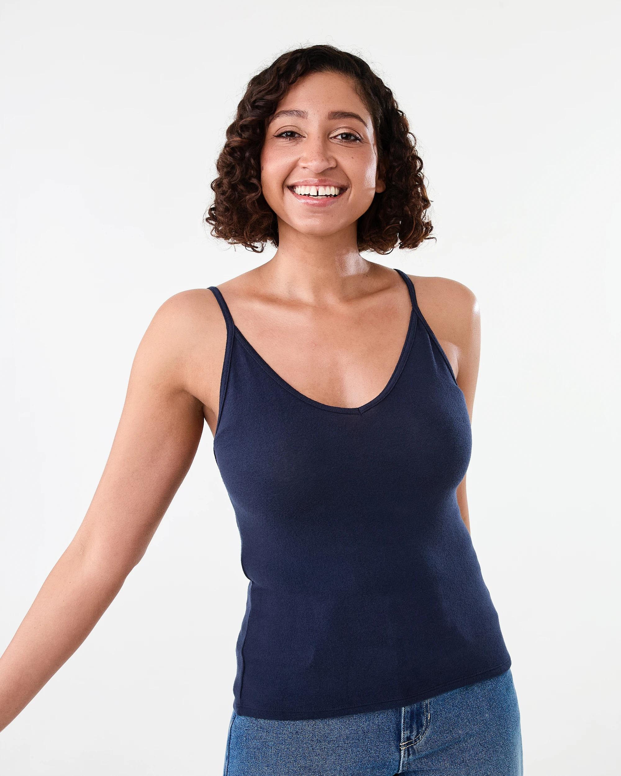 8 Long Sleeve Twofer Wrap Top Navy Blaze, 8 of 8
