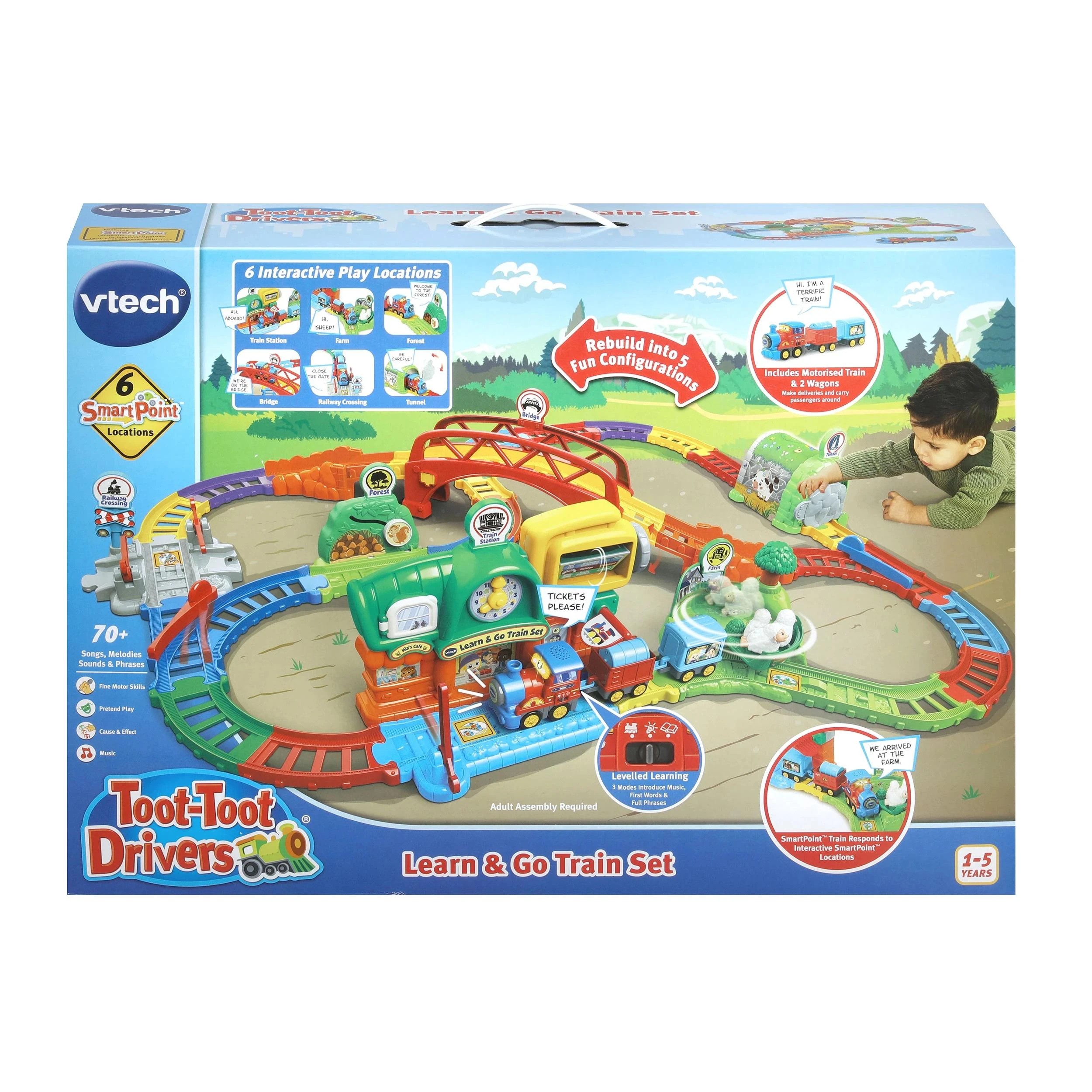 1 VTech Toot-Toot Drivers Learn & Go Train Set - Multi, 1 of 4