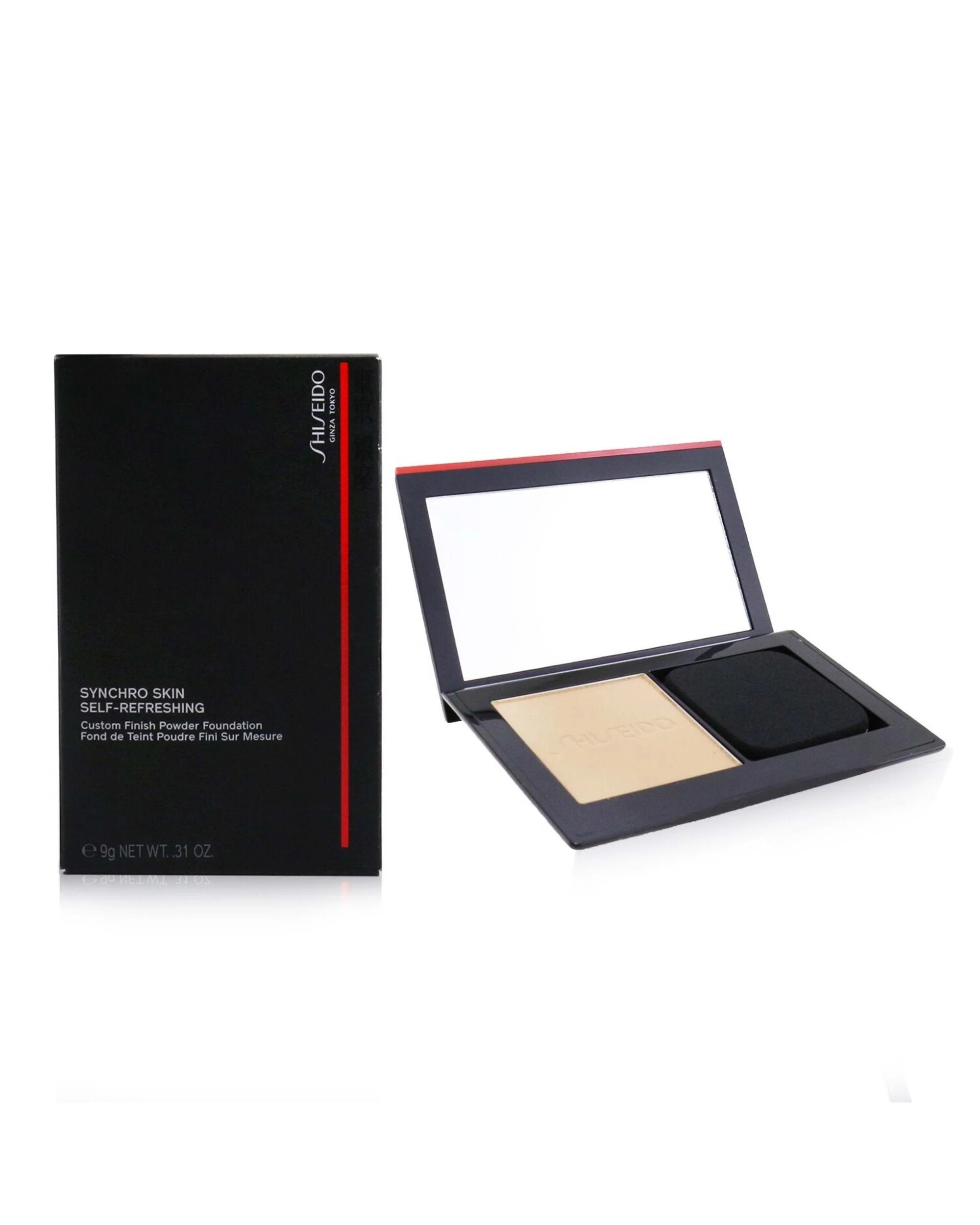 9 Shiseido Synchro Skin Self Refreshing Custom Finish Powder Foundation - # 9g/0.31oz - Black, 9 of 9