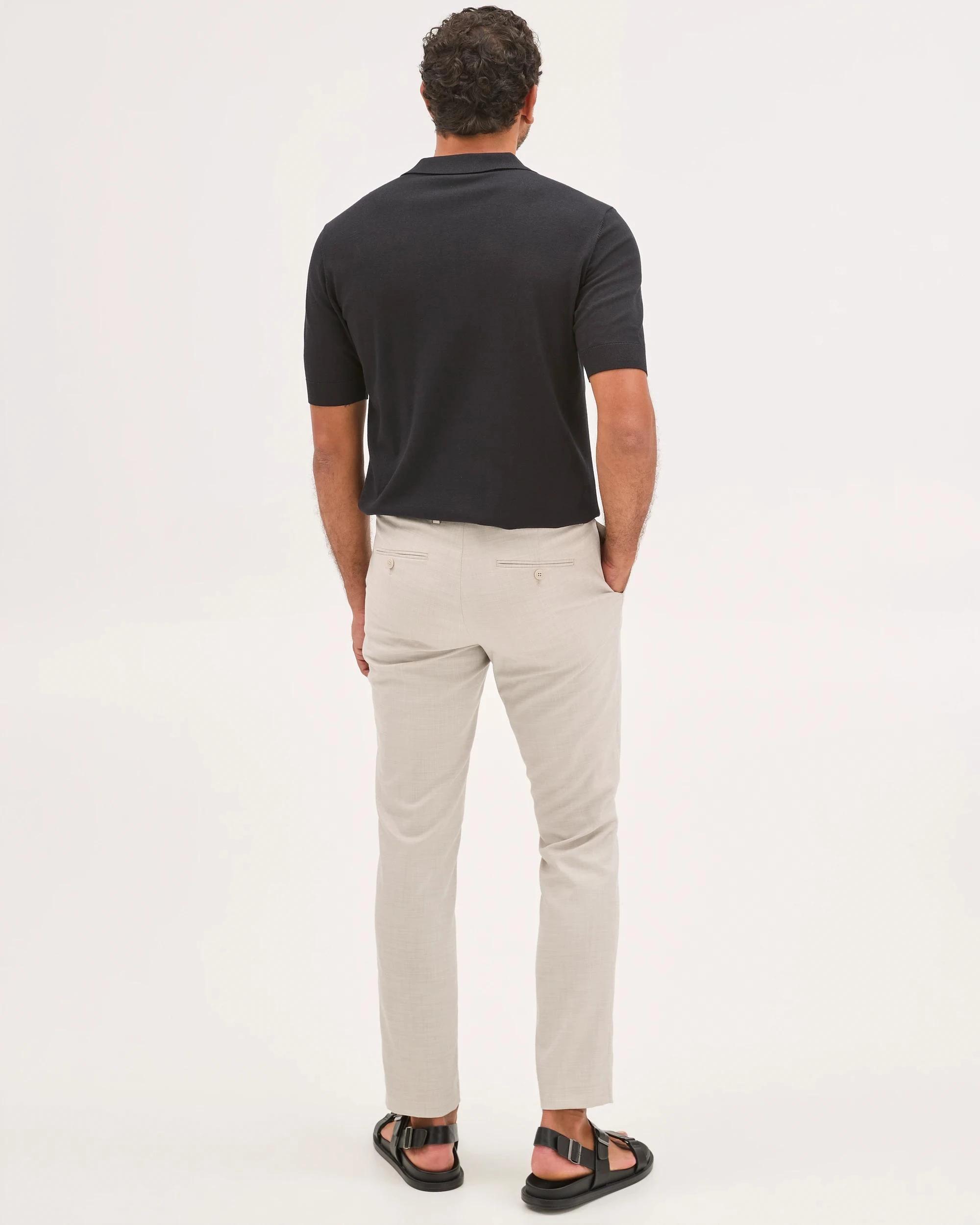 5 Preview Tailored Suit Pants ECRU MARLE, 5 of 5