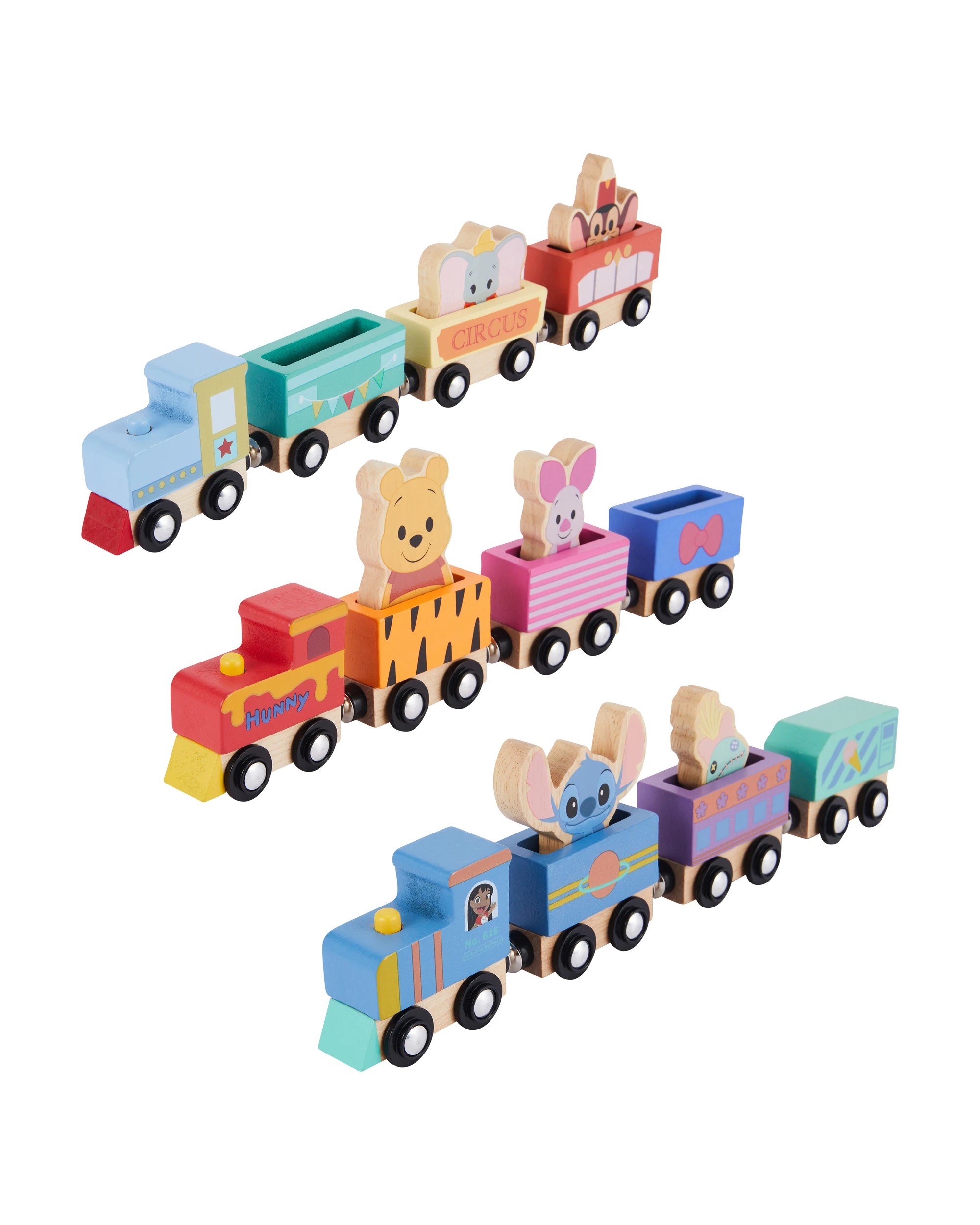 3 Disney Wooden Train - Assorted, 3 of 8