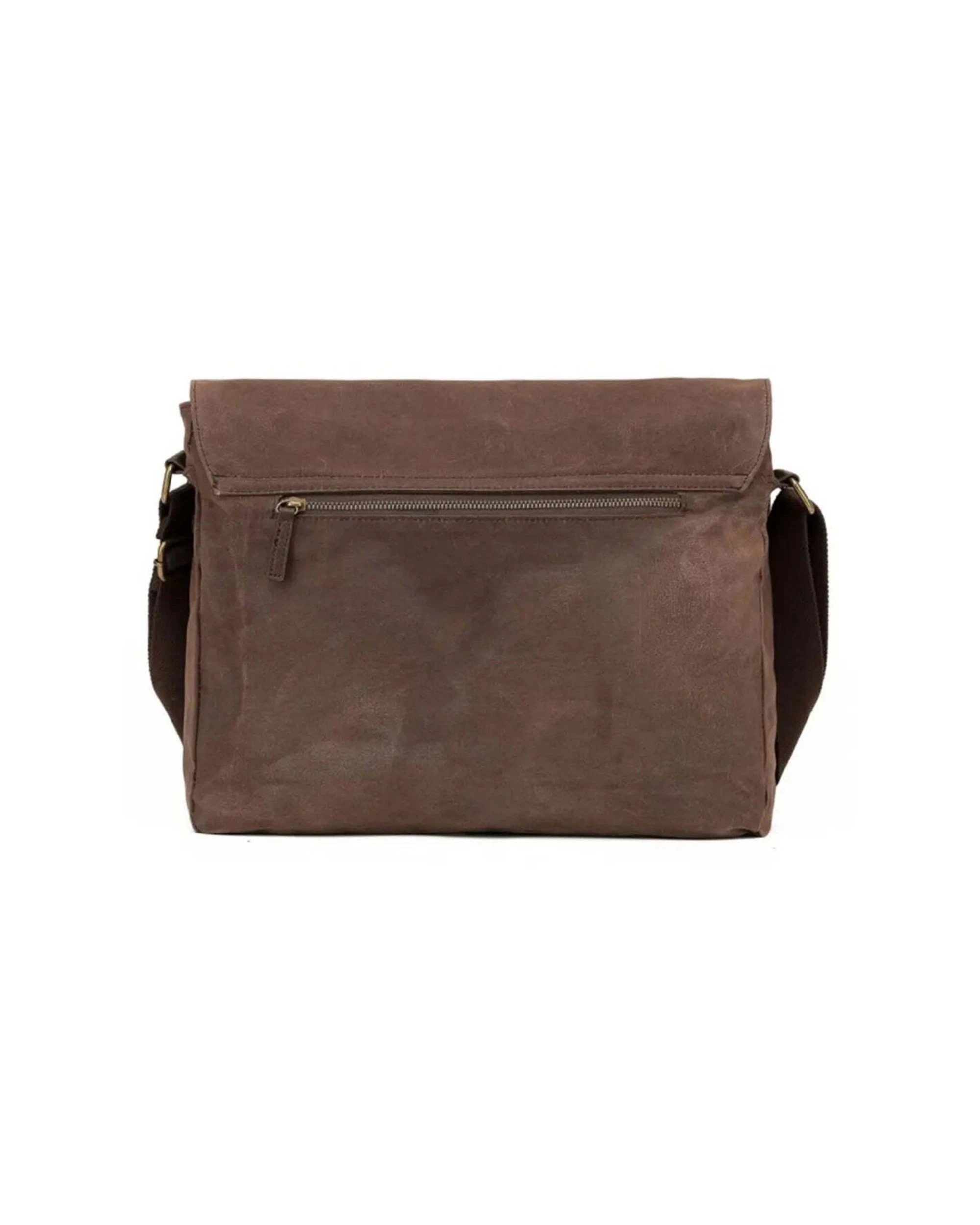 3 Tosca Luggage Waxed Canvas 13in Laptop Messenger Bag Versatile Design Perfect Size - Brown, 3 of 3