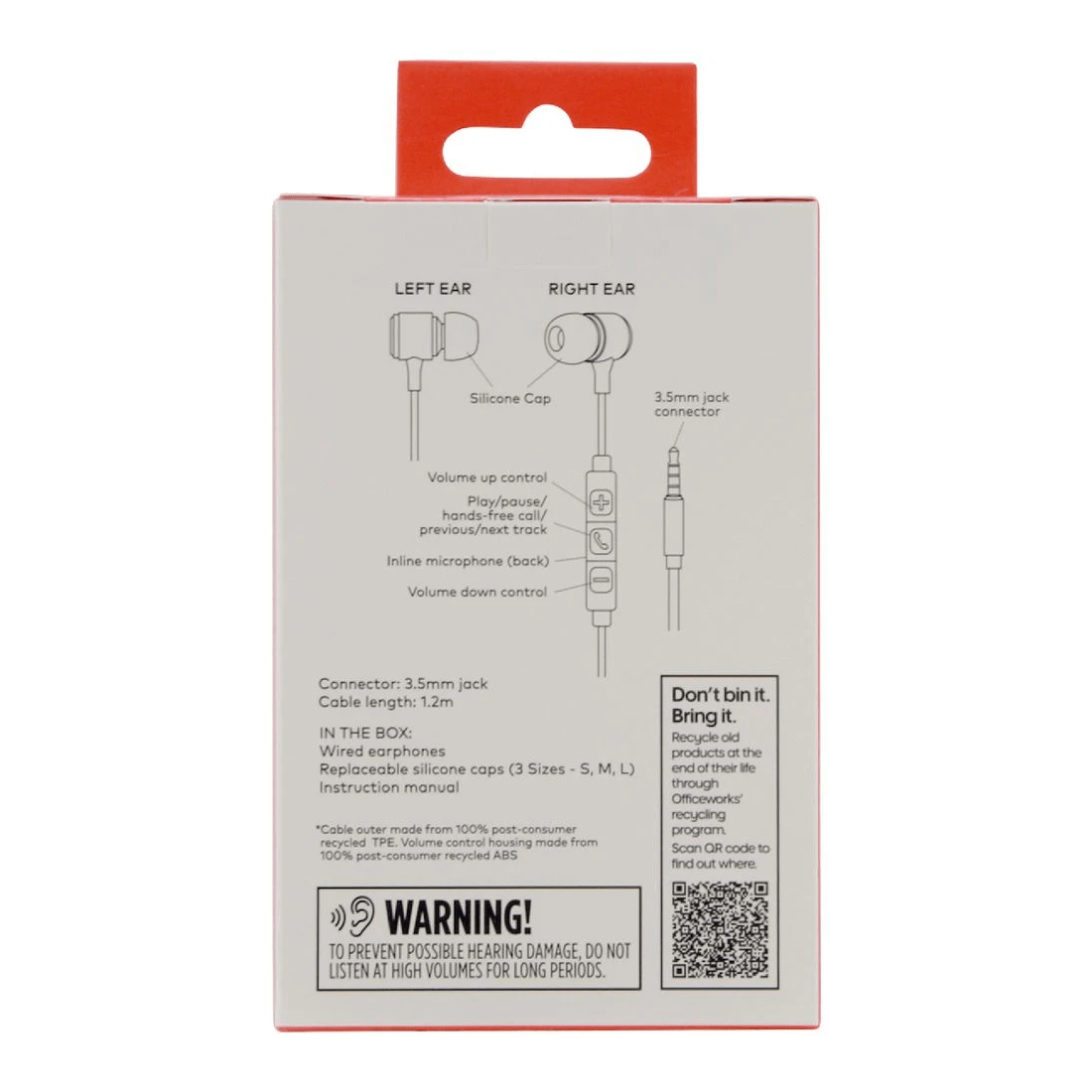 5 Qudo Earphones White, 5 of 5