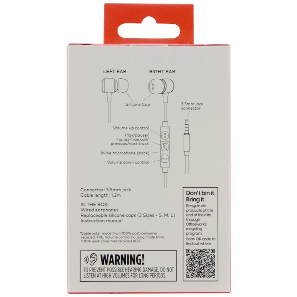 5 Qudo Earphones White, 5 of 5