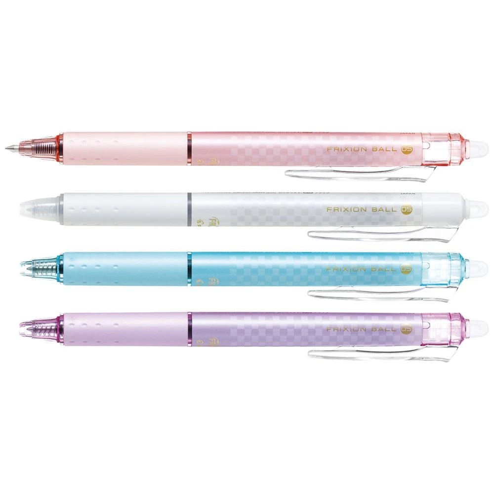 3 PILOT FriXion Clicker Ltd Ed Erasable Gel 0.5mm Black Ink 4Pk, 3 of 9