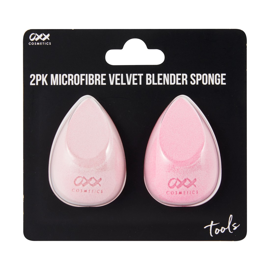 1 OXX Cosmetics 2 Pack Microfibre Velvet Blender Sponge - Pink, 1 of 4