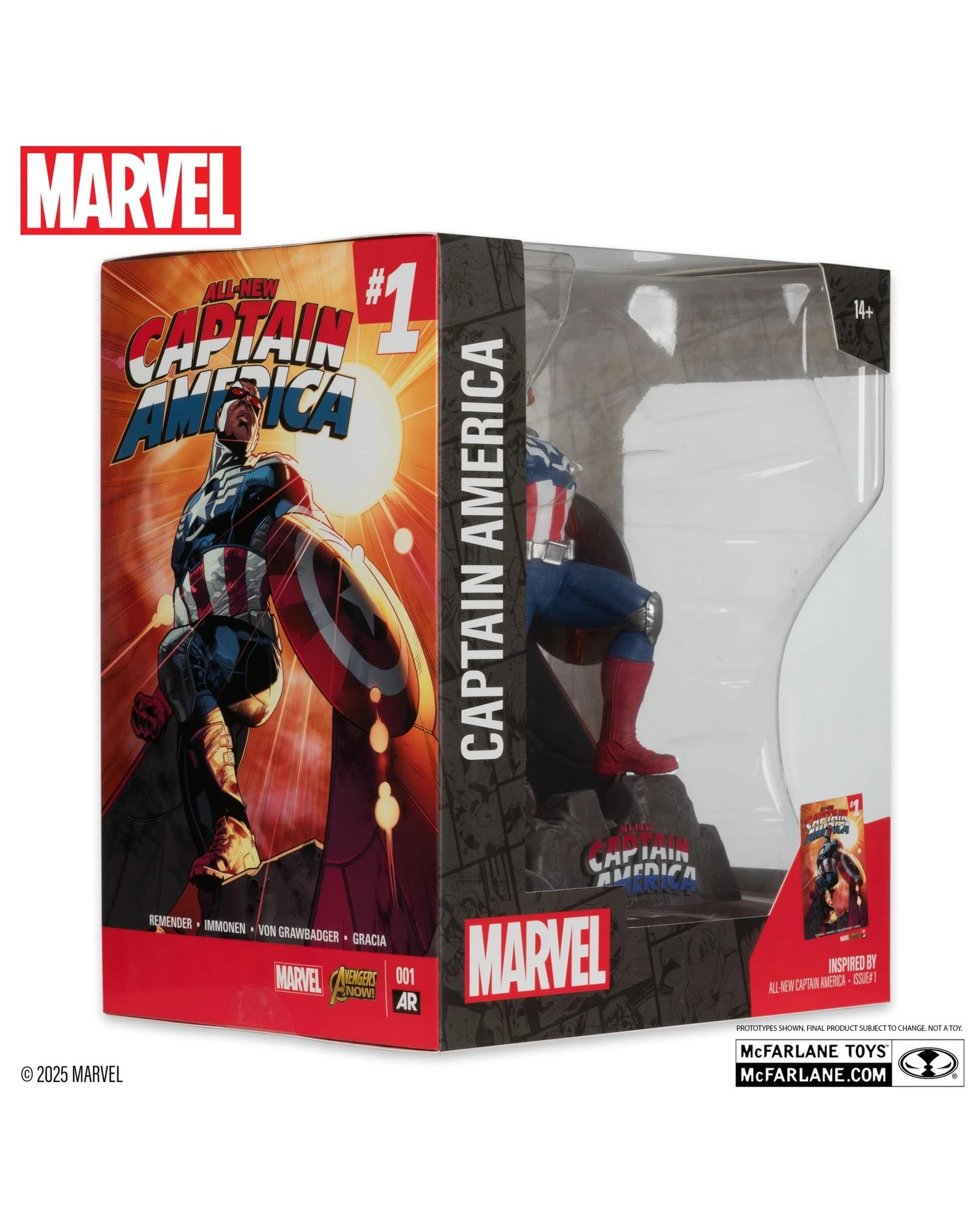 3 Marvel Collection Captain America All New Captain America #1 1:10 Scale Figure, 3 of 8