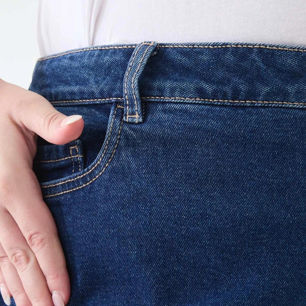 5 Curve Mum Jeans Mid Wash, 5 of 6