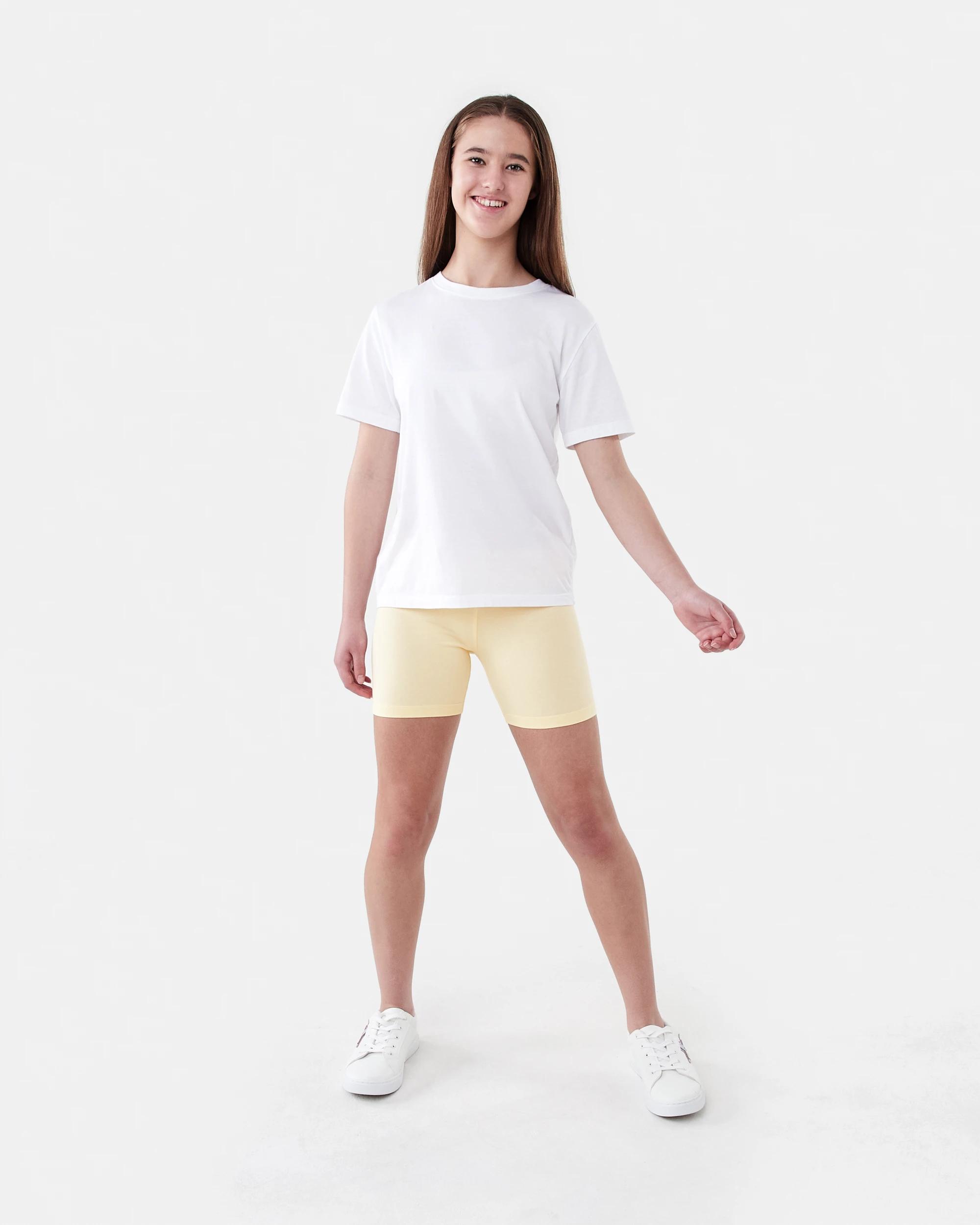 4 Roll Waist Bike Shorts Ylw Butter, 4 of 5