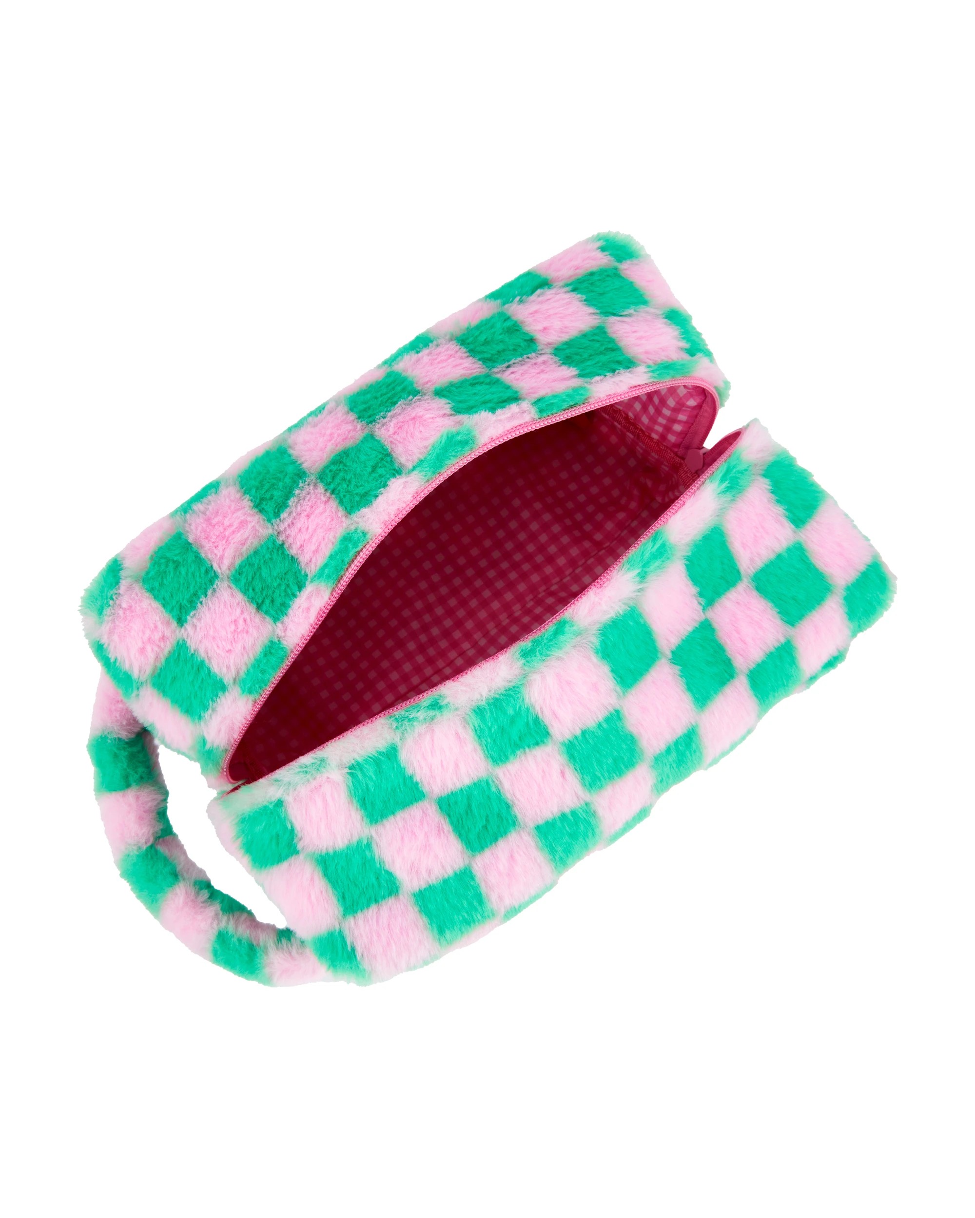 2 OXX Cosmetics Makeup Bag - Green and Pink, 2 of 4