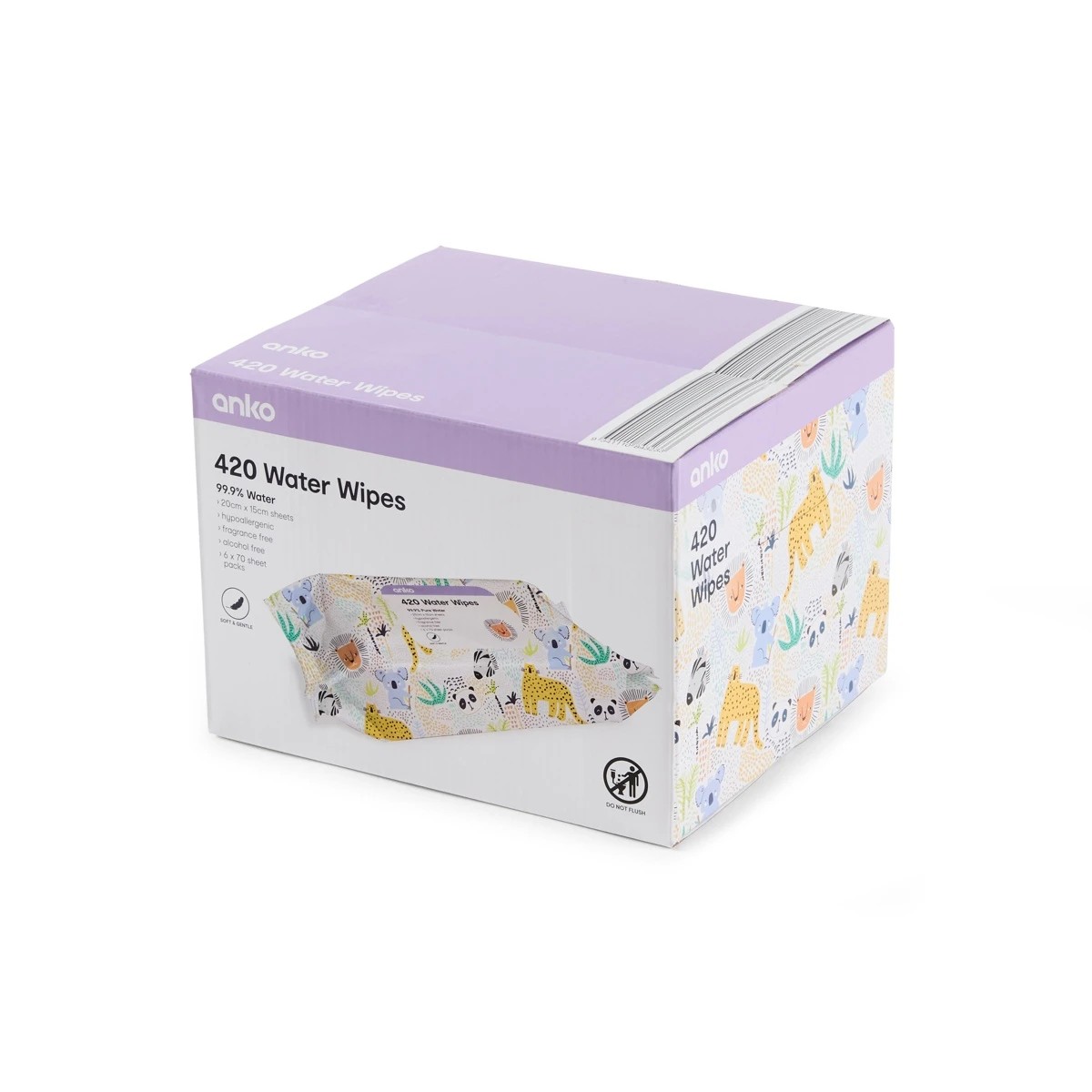 6 420 Pack Water Wipes - Assorted, 6 of 9