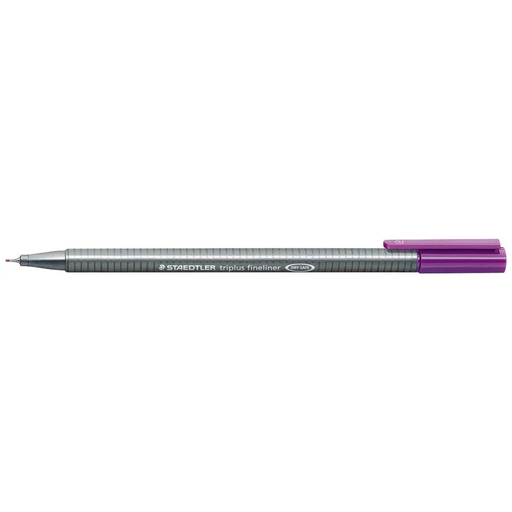 1 Staedtler Triplus 0.3mm Fineliner Violet, 1 of 6