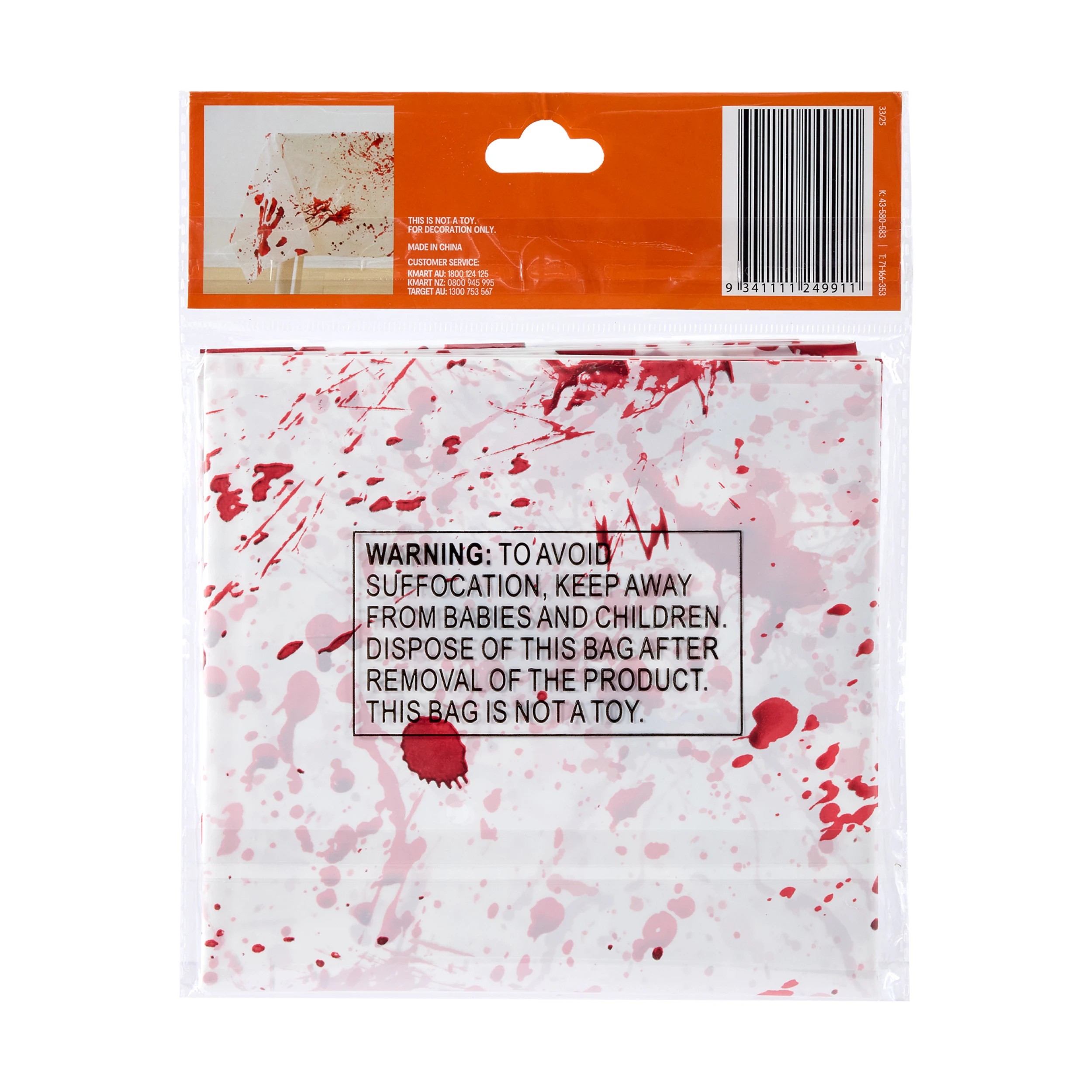 6 Blood Splatter Tablecover, 6 of 6