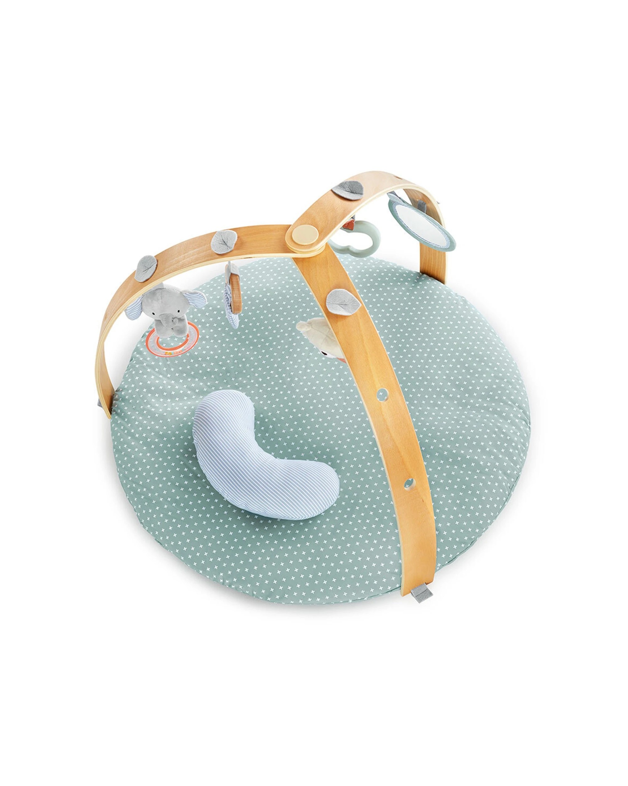 4 Ingenuity Cozy Spot Reversible Duvet Activity Gym Loamy Baby Play Mat
 - Natural, 4 of 8