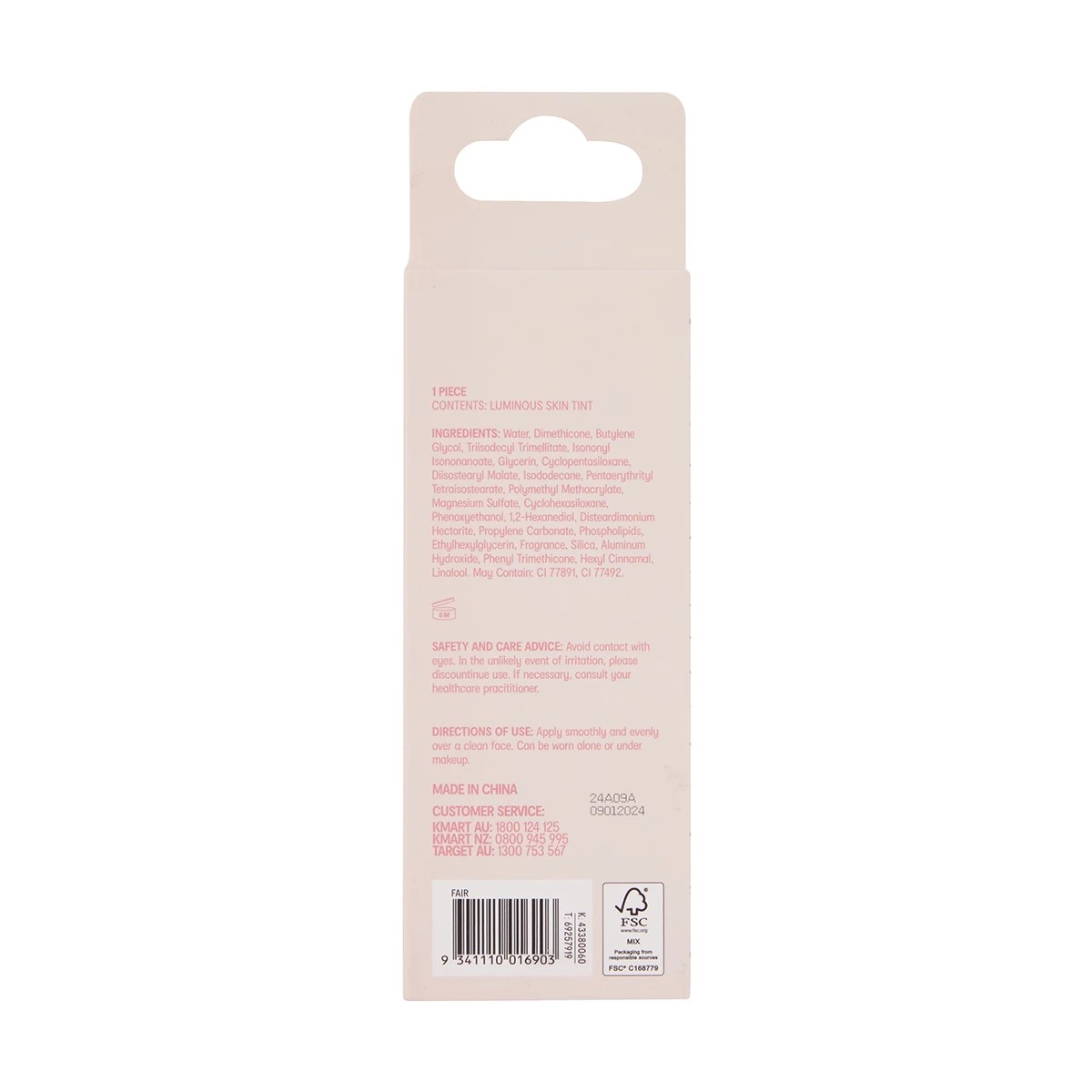 6 OXX Cosmetics Sparkling Rose Luminous Skin Tint - Fair, 6 of 6