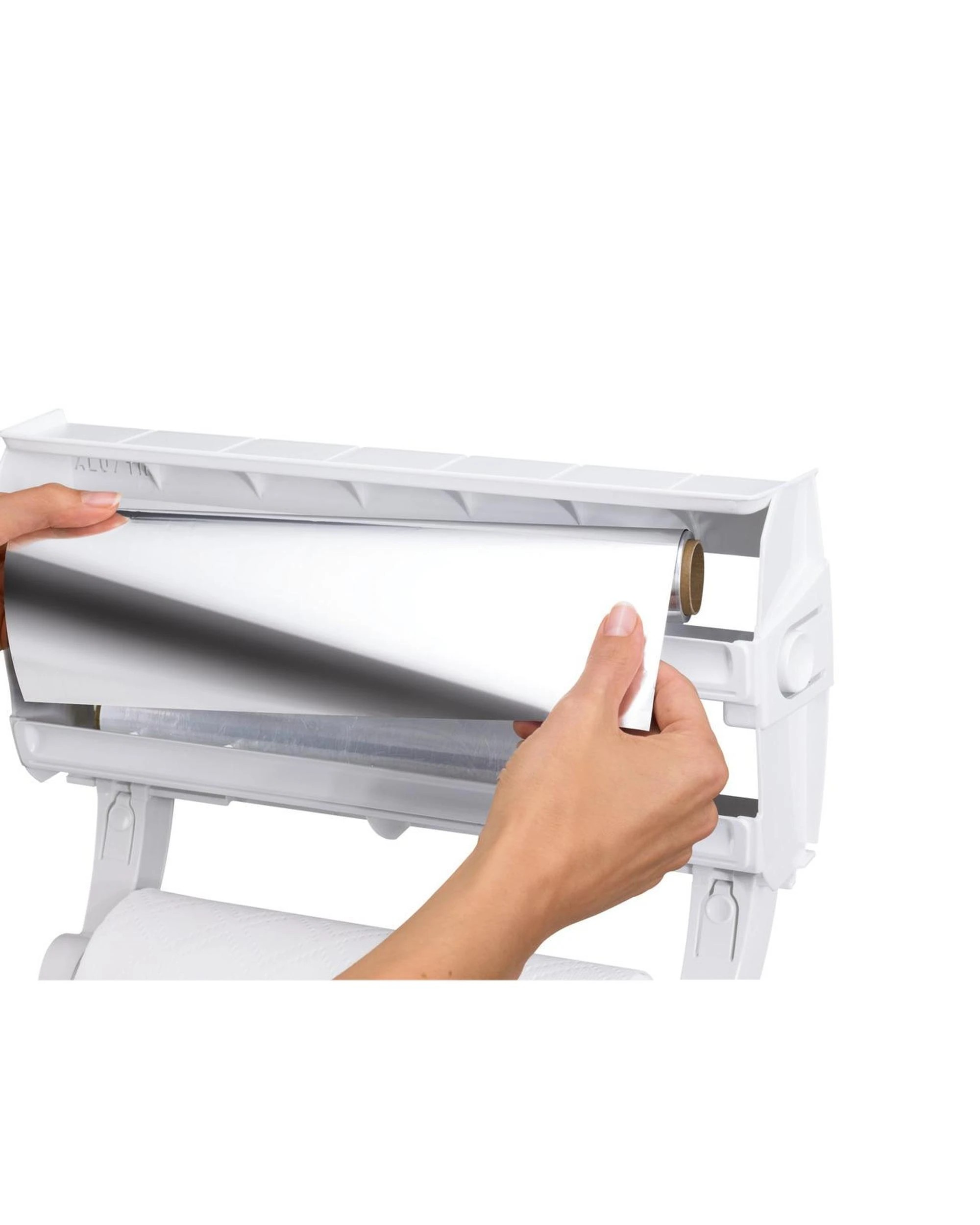 2 Leifheit Parat F2 Wall Mounted Roll Holder Dispenser  White L25771, 2 of 3