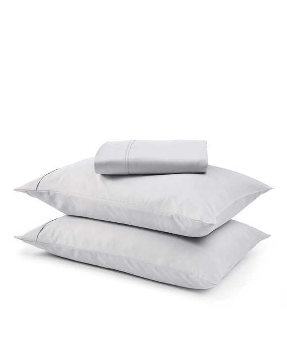 1000 Thread Count Cotton Rich Sheet Set - Queen Bed, Silver