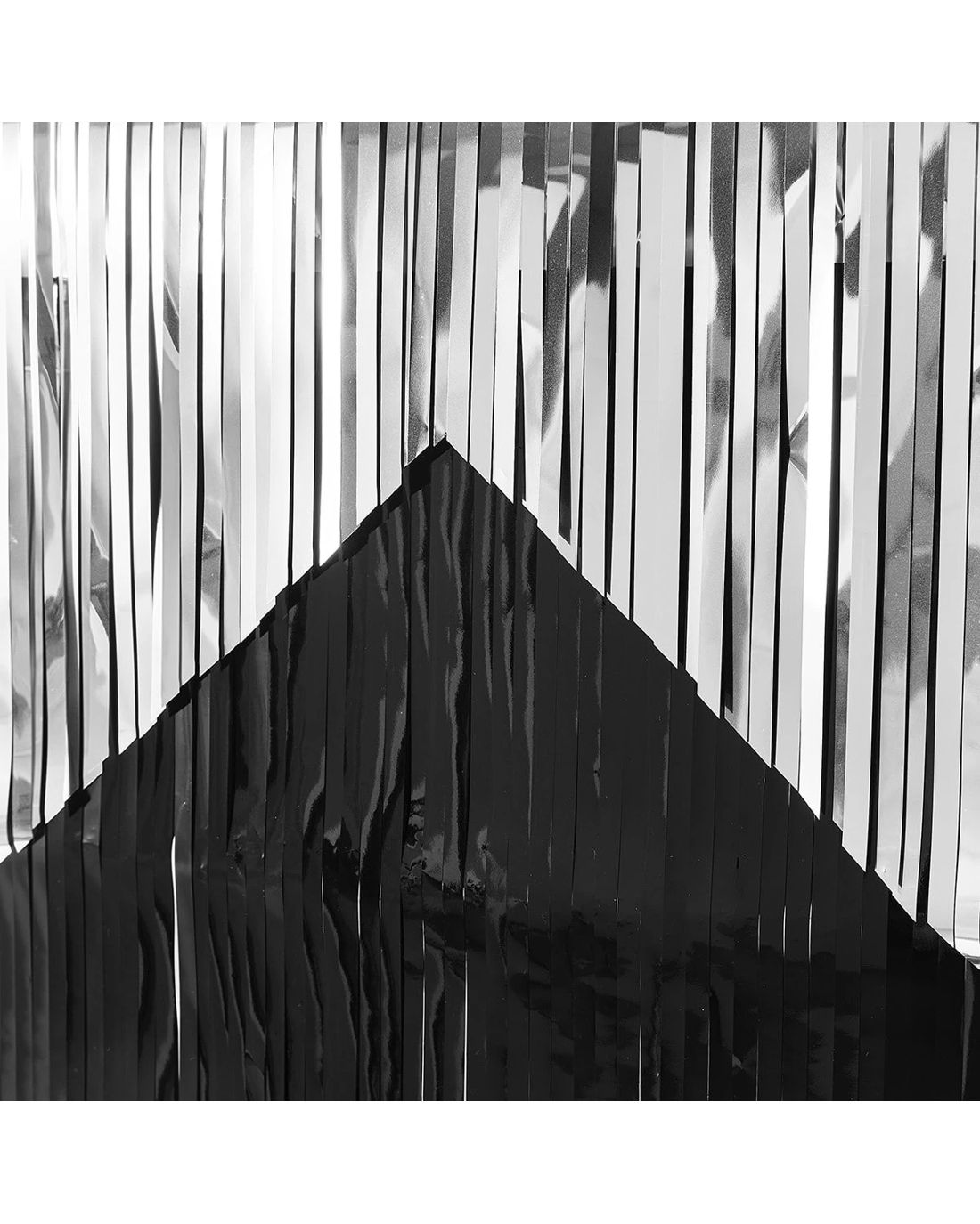 3 Silver Look and Black Foil Backdrop, 3 of 4