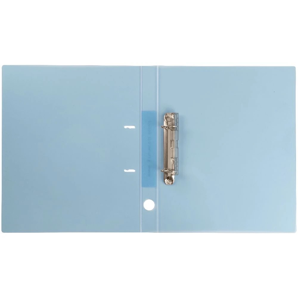 3 King Jim A4 2 D-Ring Simplease Binder 20mm Smoke Blue, 3 of 4