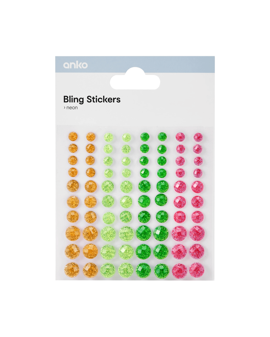1 Bling Stickers - Neon, 1 of 3