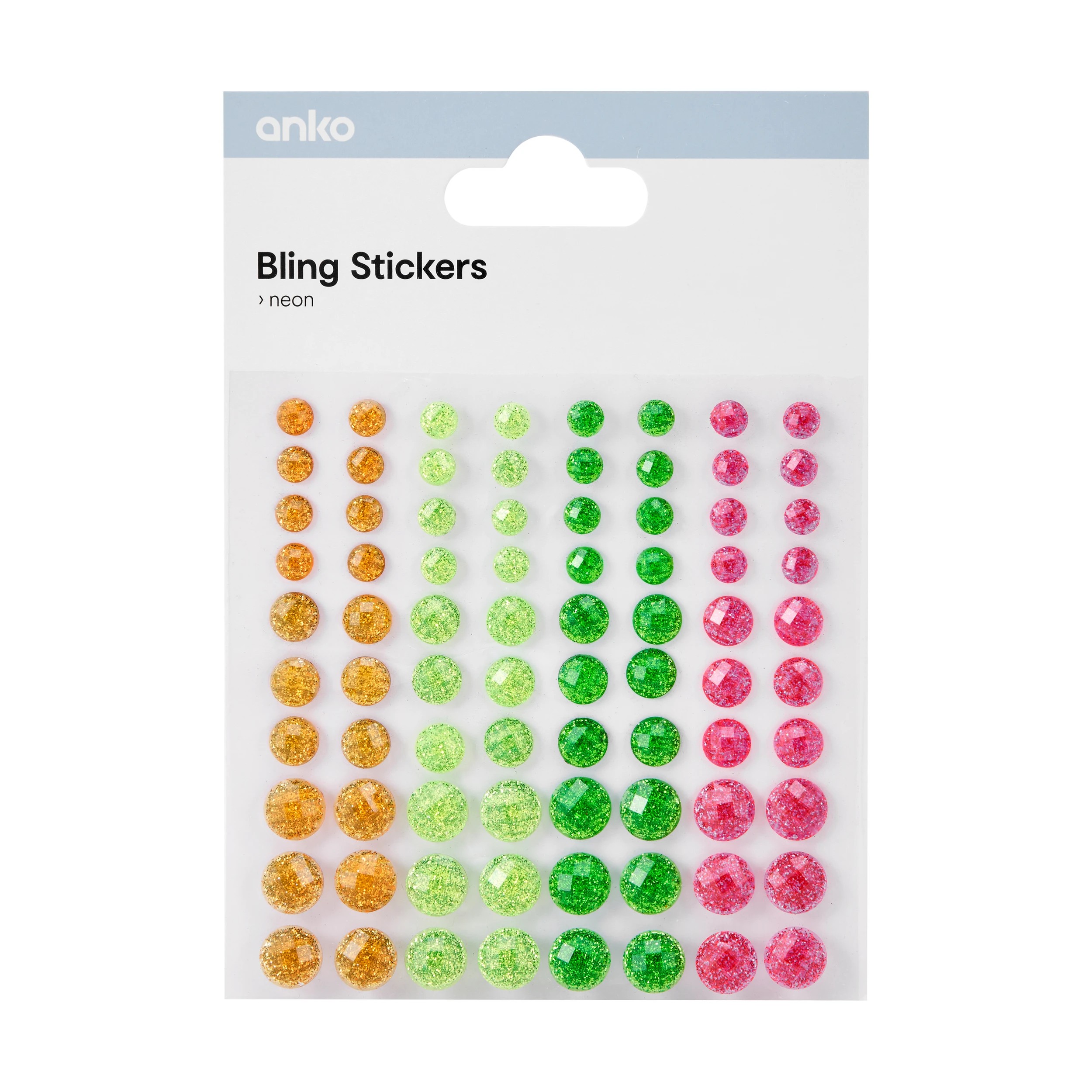 1 Bling Stickers - Neon, 1 of 3