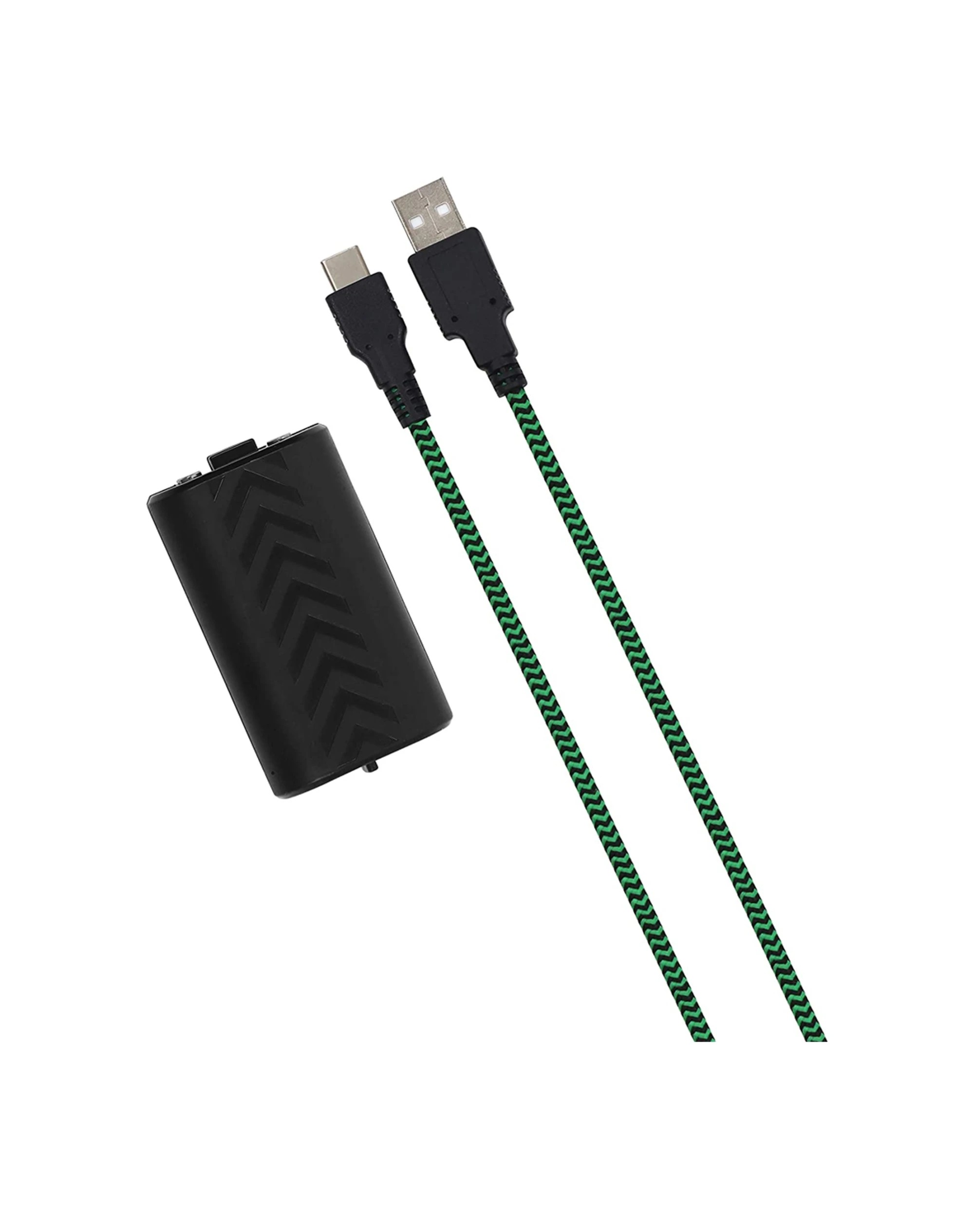 2 3RD EARTH 3m Braided Play And Charge Cable Kit Xbox Controller Charging Kit - Black, 2 of 3