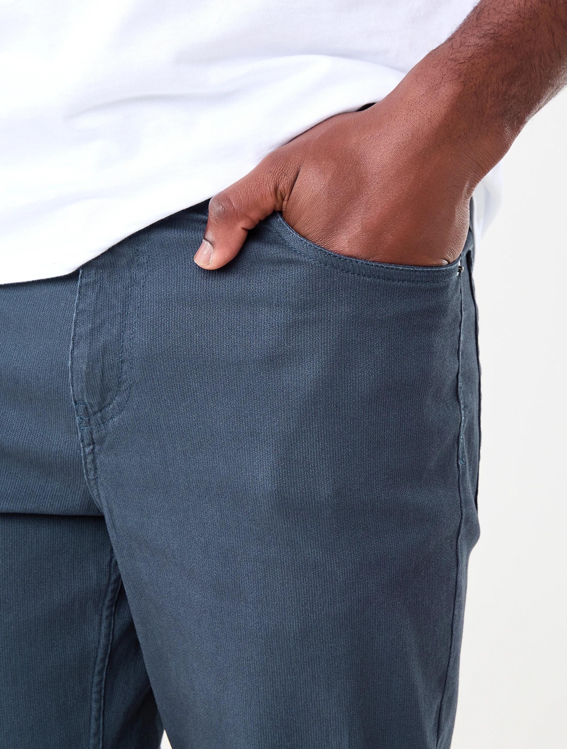 4 Straight Textured Jeans Blu Night, 4 of 5