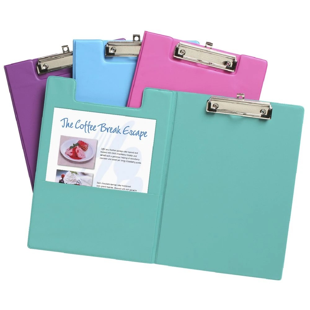 2 J.Burrows A4 Clipfolder PE Blue, 2 of 2