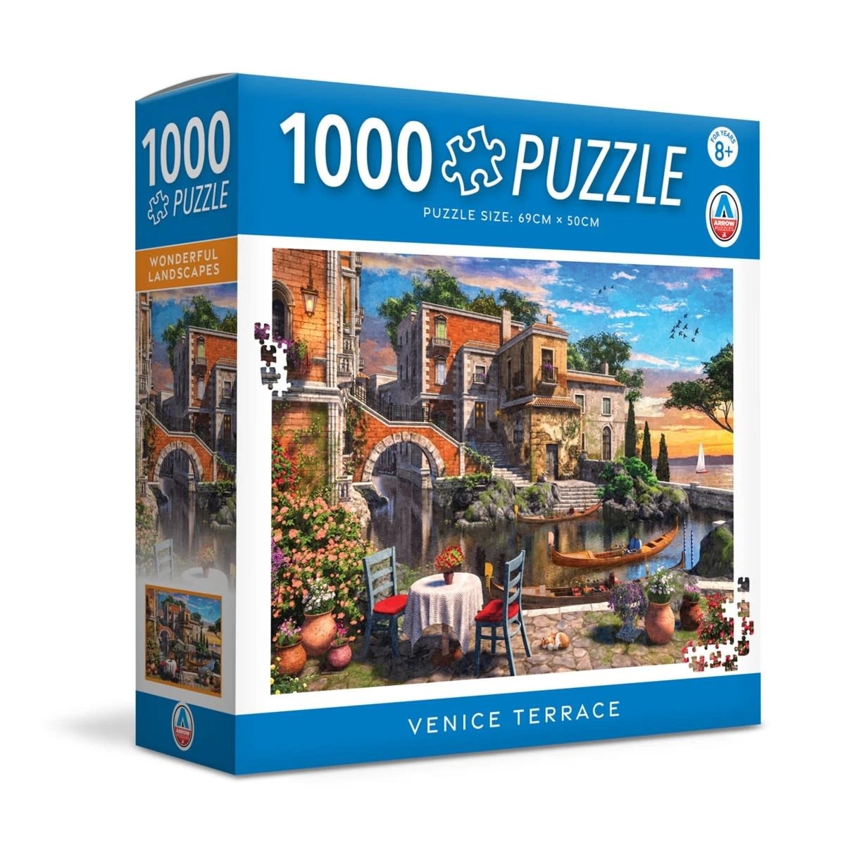 1 1000 Piece Arrow Wonderful Landscapes Puzzle - Assorted, 1 of 2